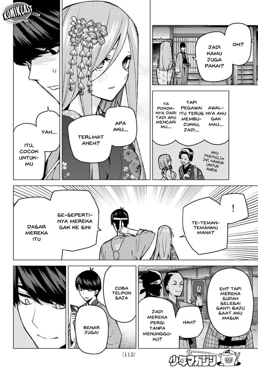 Go-toubun no Hanayome Chapter 84 Gambar 8