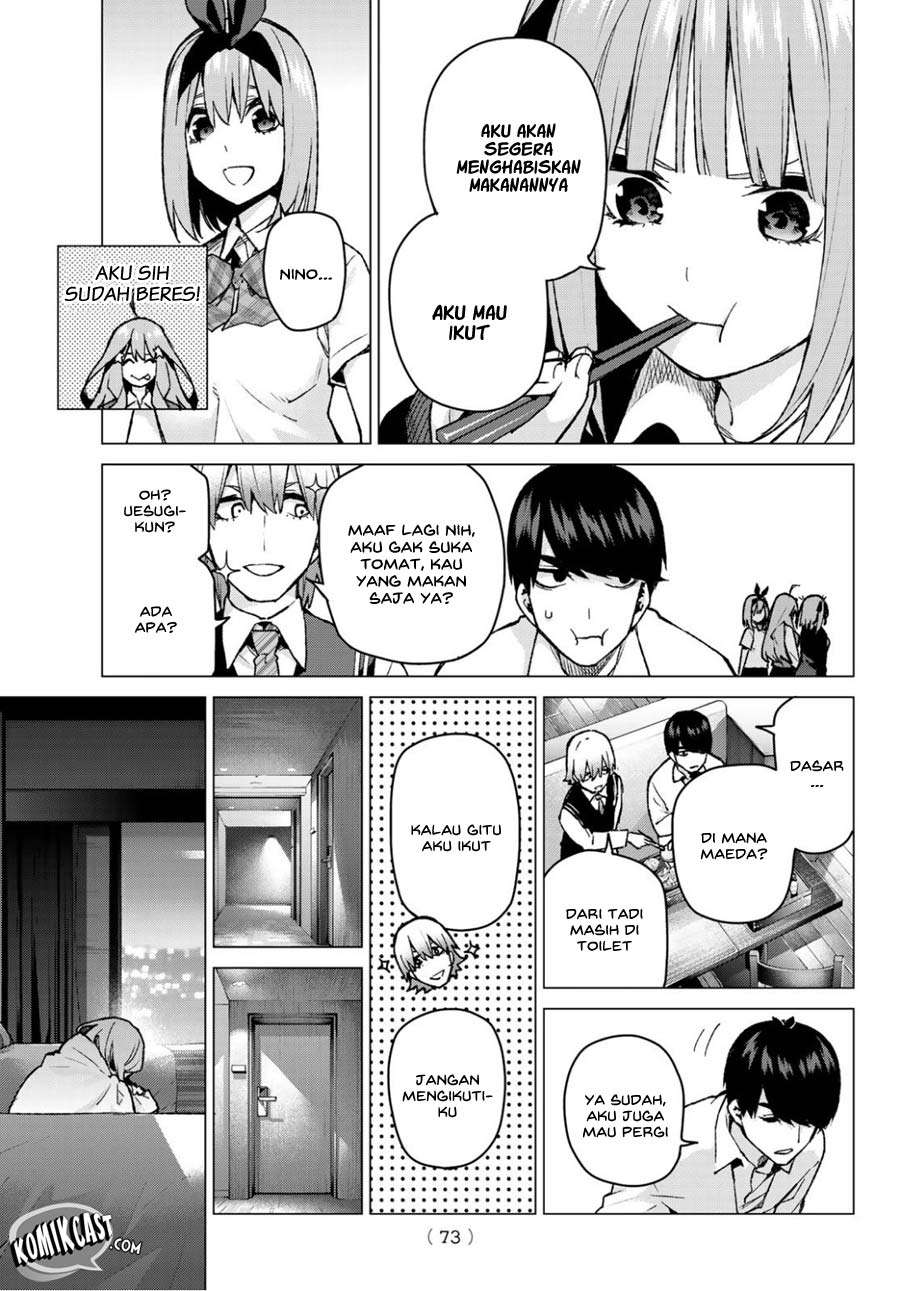 Go-toubun no Hanayome Chapter 81 Gambar 17