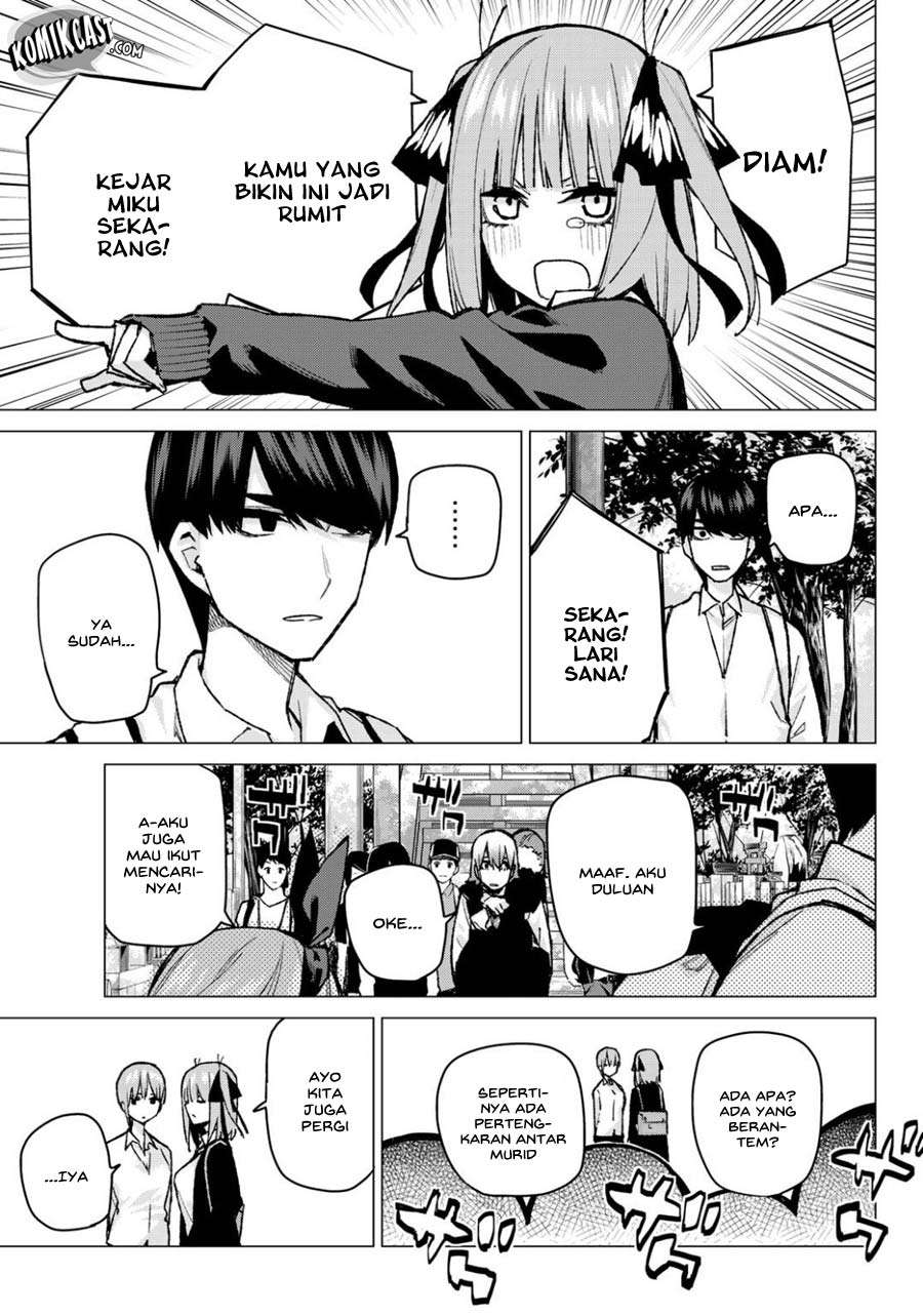 Go-toubun no Hanayome Chapter 81 Gambar 7