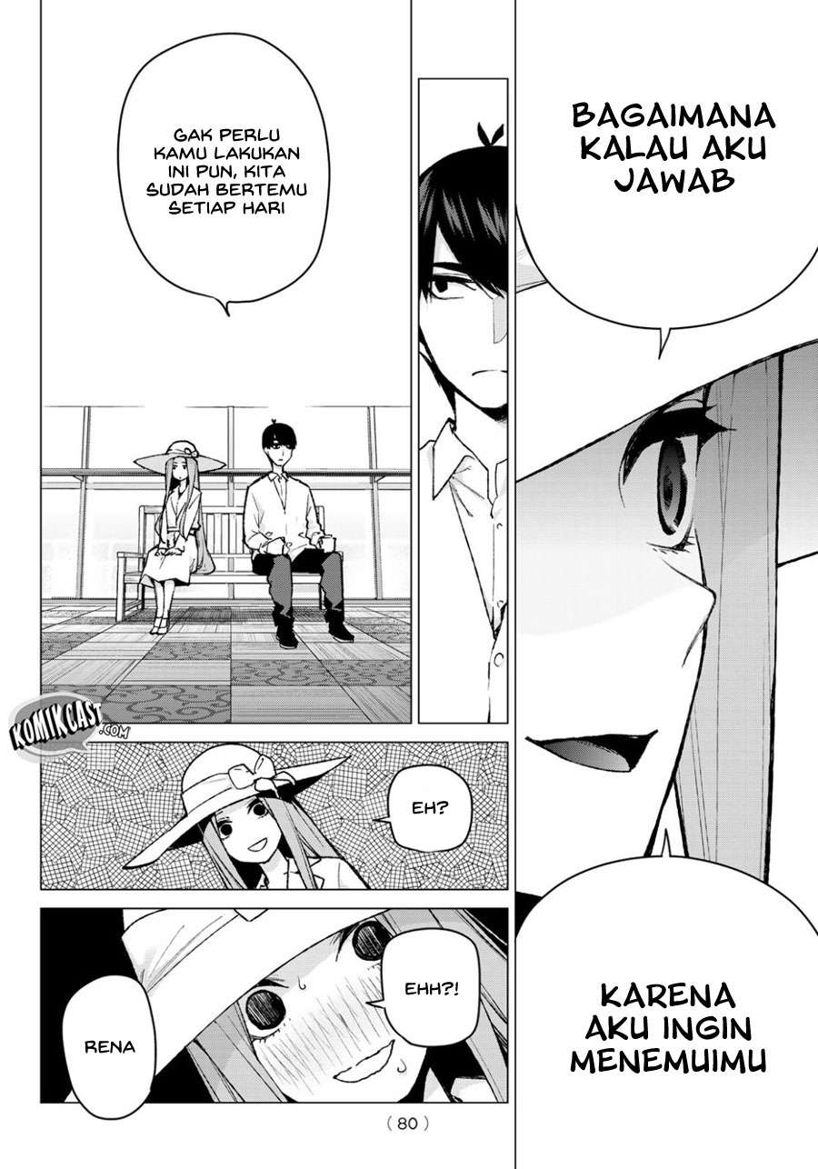 Go-toubun no Hanayome Chapter 79 Gambar 15