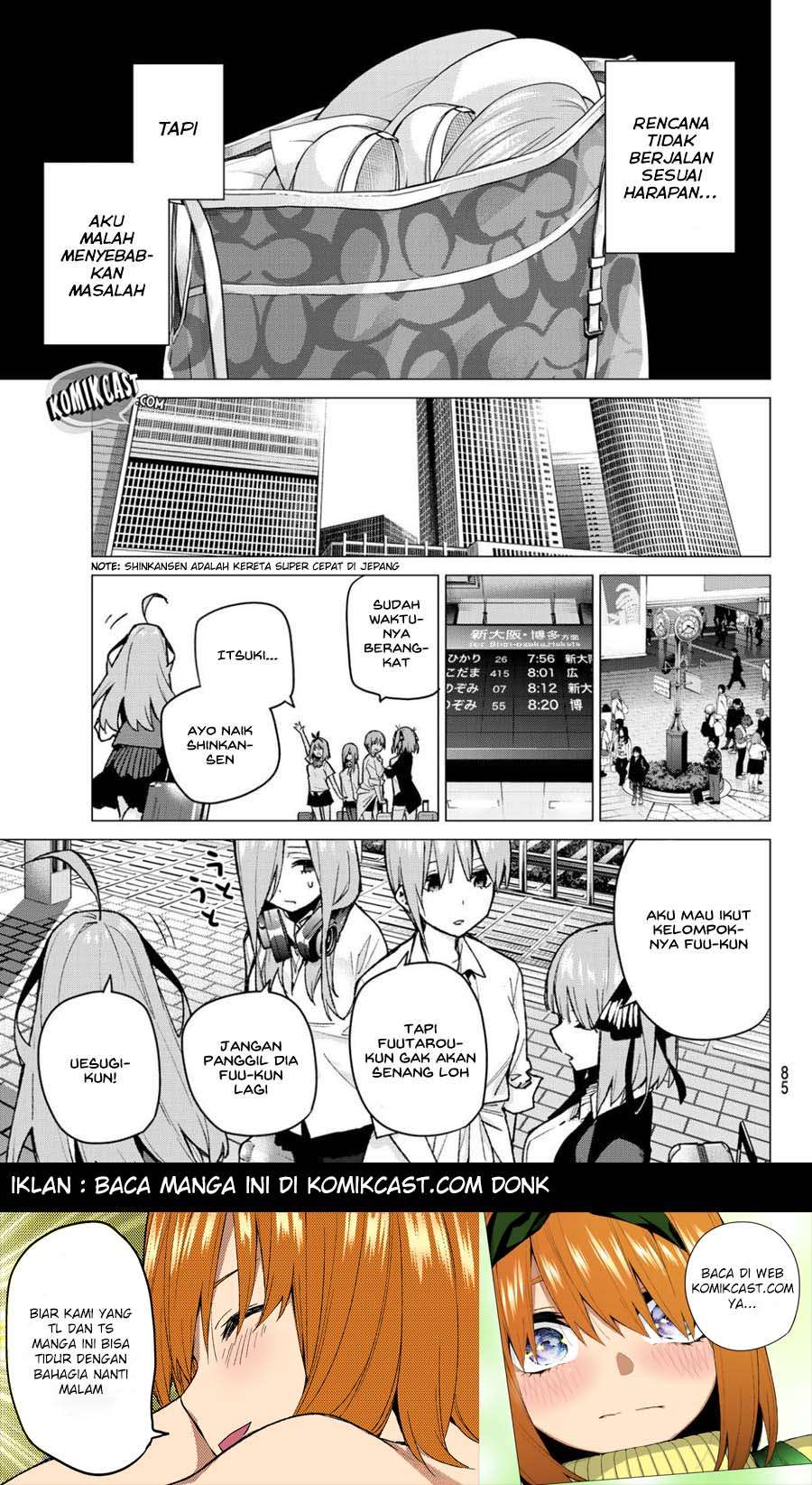 Go-toubun no Hanayome Chapter 79 Gambar 20