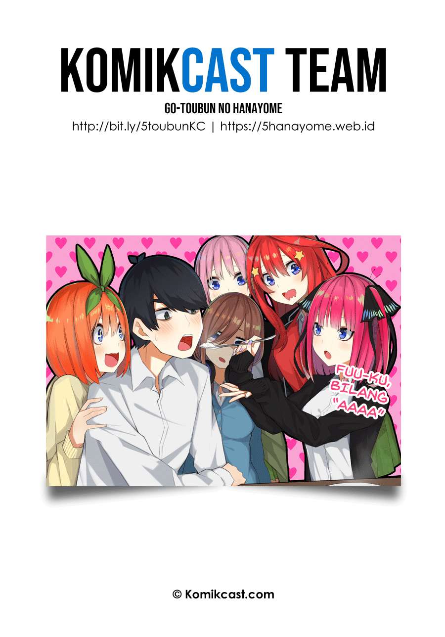 Go-toubun no Hanayome Chapter 79 Gambar 22