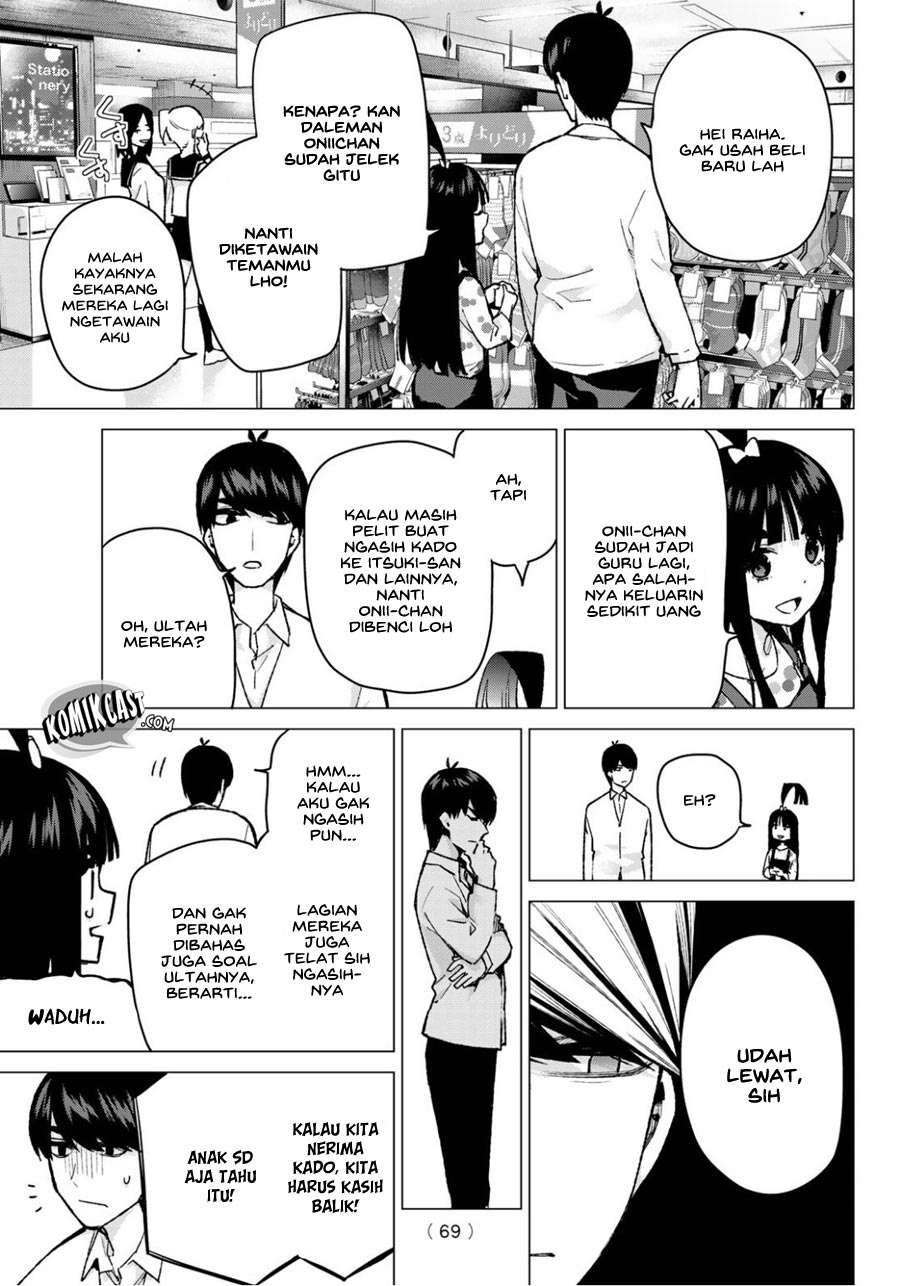 Go-toubun no Hanayome Chapter 79 Gambar 5