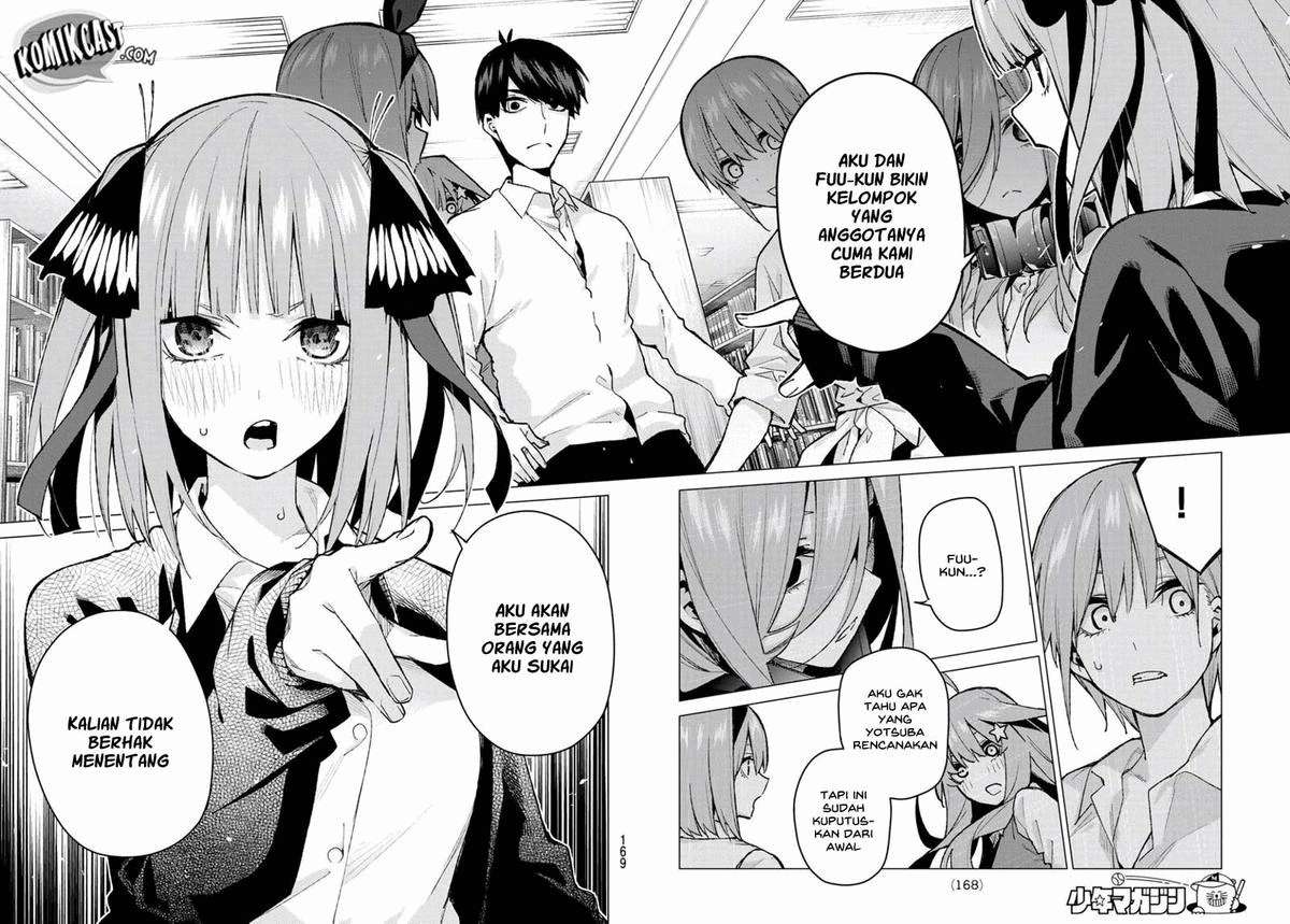 Go-toubun no Hanayome Chapter 78 Gambar 16