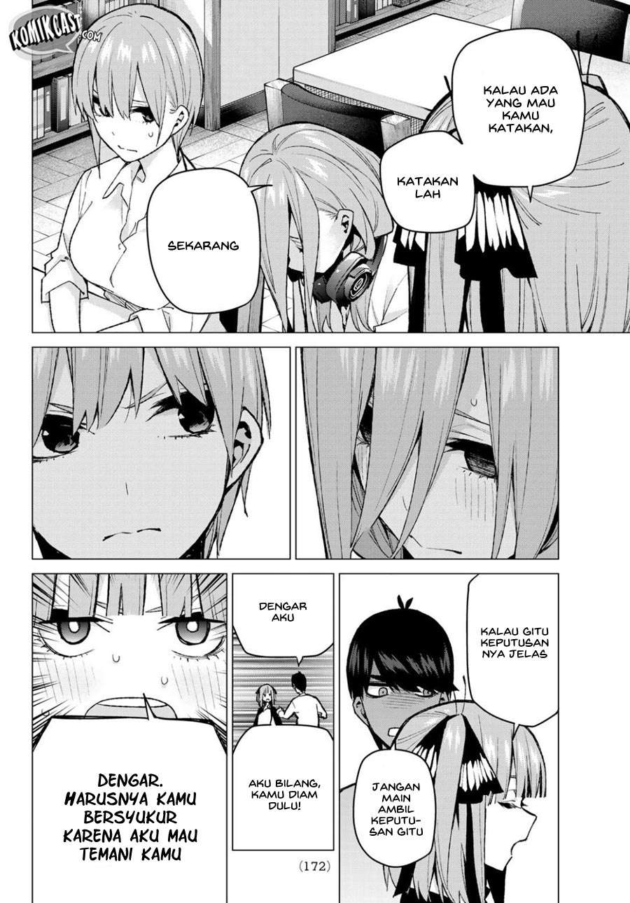 Go-toubun no Hanayome Chapter 78 Gambar 19