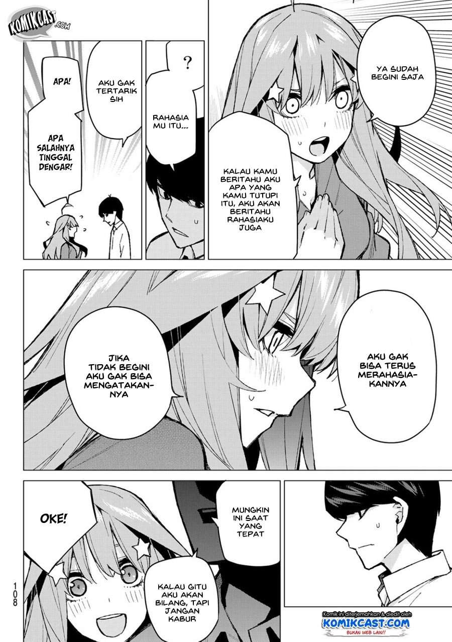 Go-toubun no Hanayome Chapter 77 Gambar 13