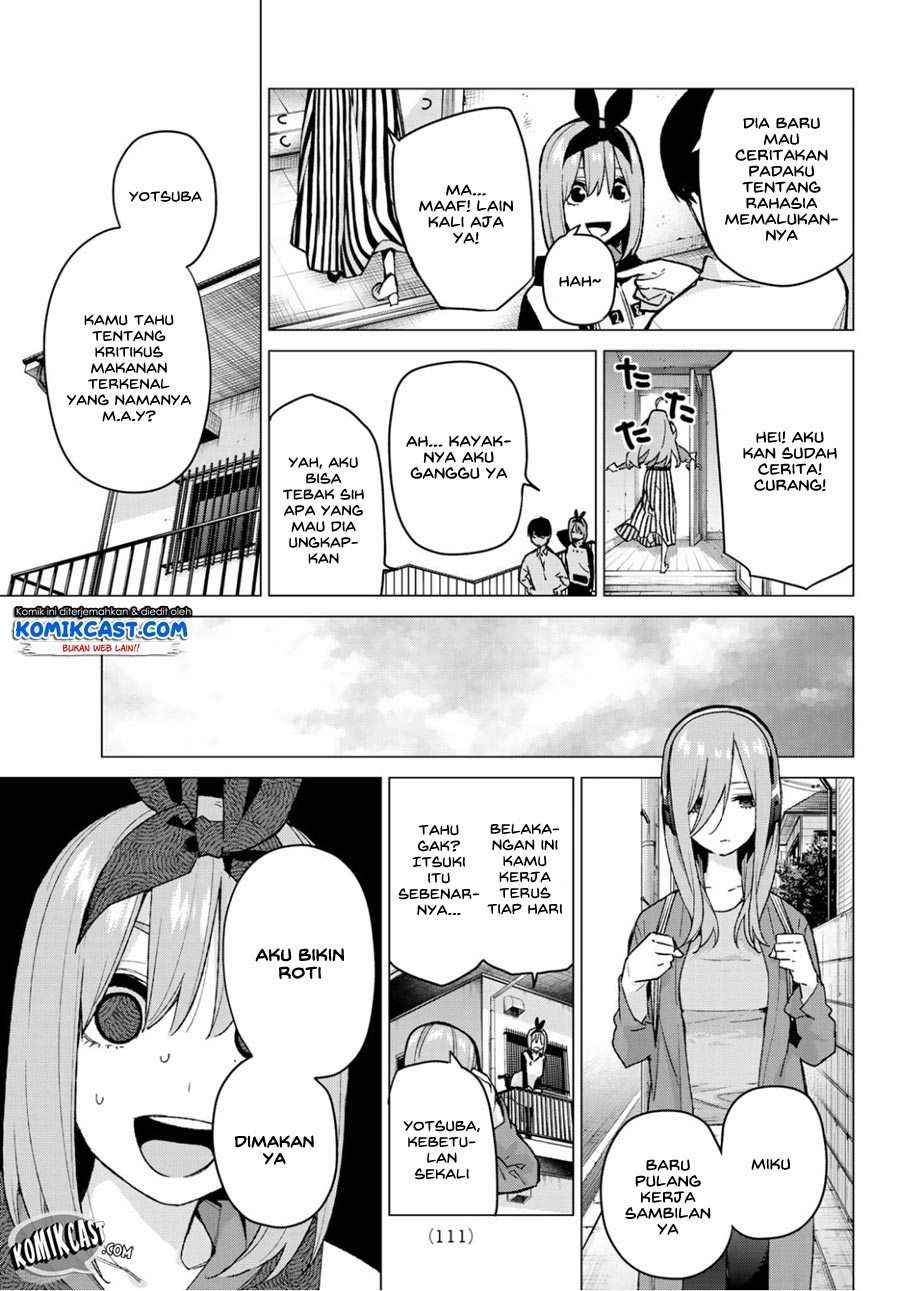 Go-toubun no Hanayome Chapter 77 Gambar 16