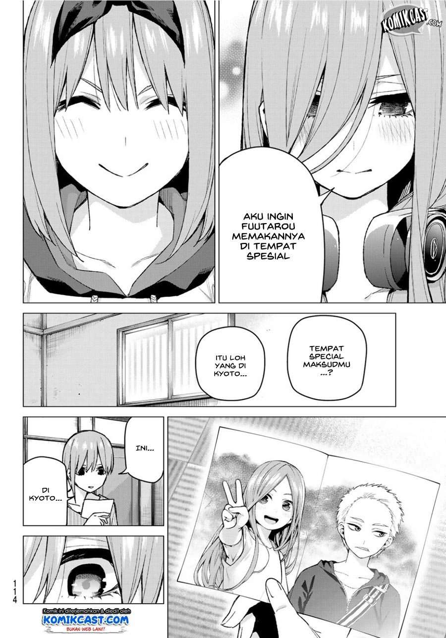 Go-toubun no Hanayome Chapter 77 Gambar 19