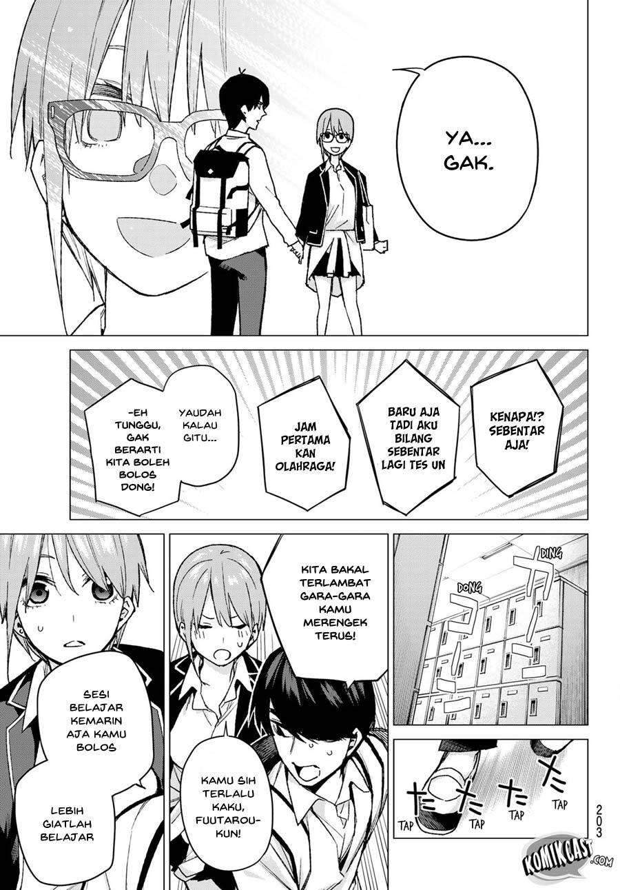 Go-toubun no Hanayome Chapter 74 Gambar 10