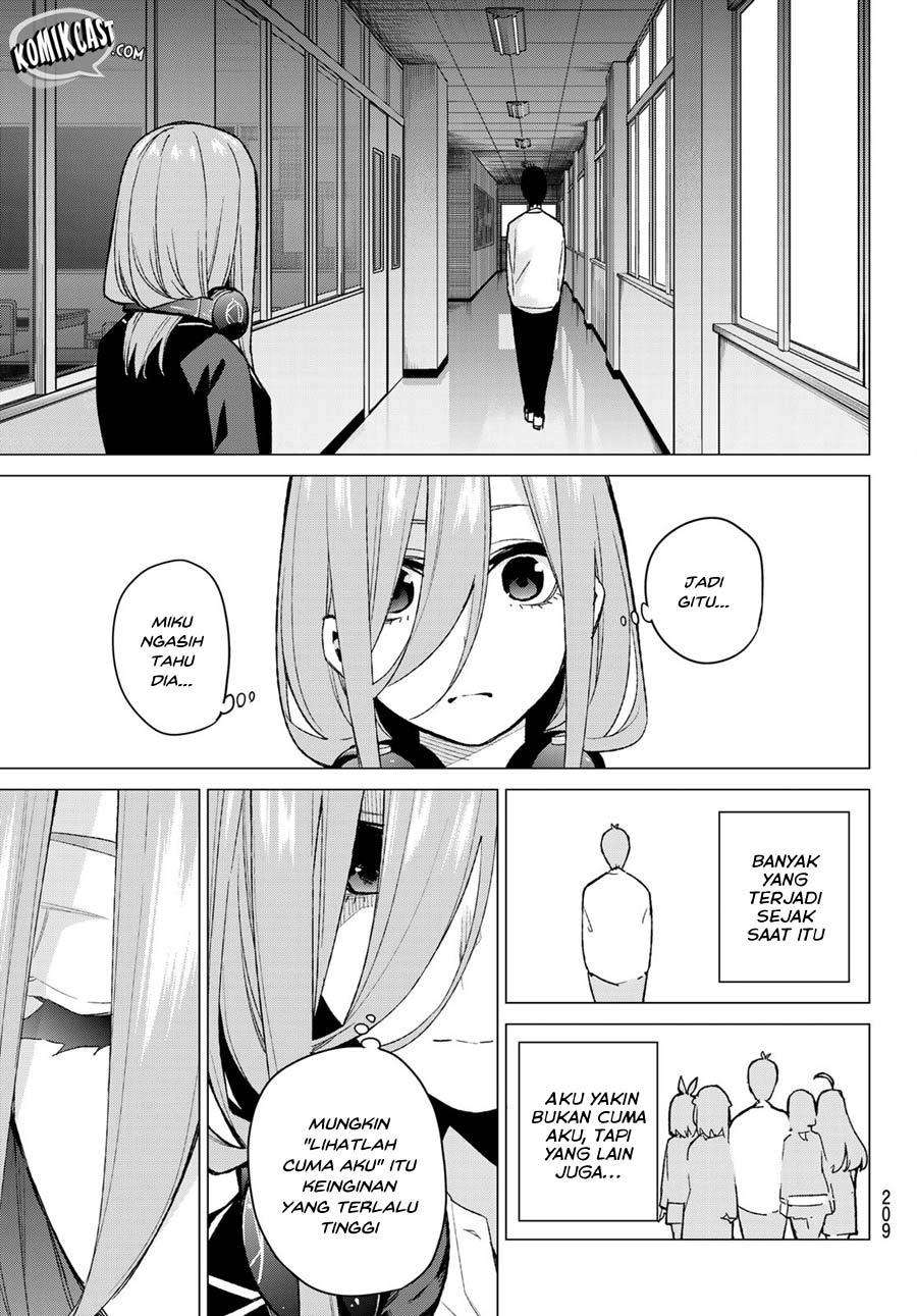 Go-toubun no Hanayome Chapter 74 Gambar 16