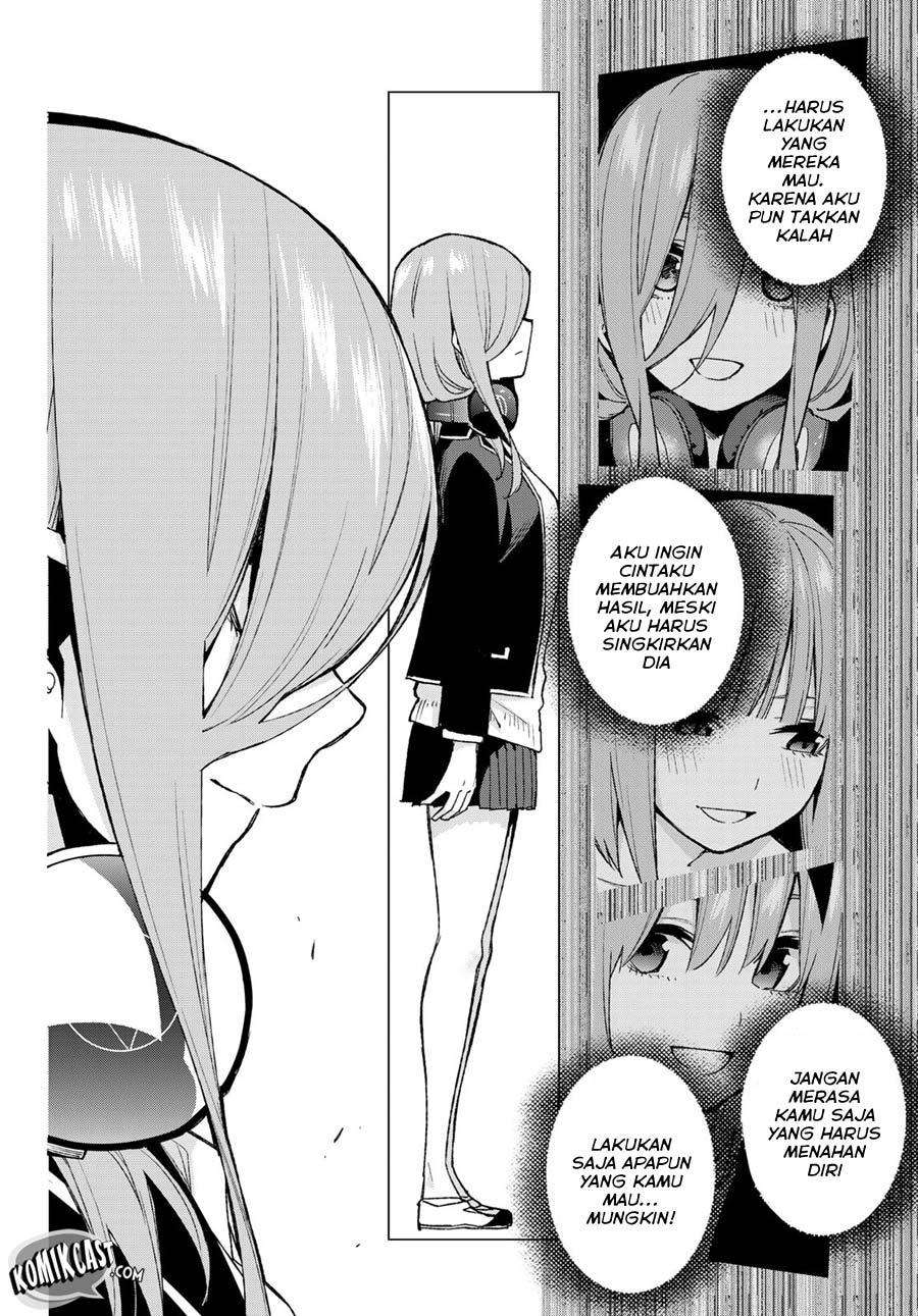 Go-toubun no Hanayome Chapter 74 Gambar 17