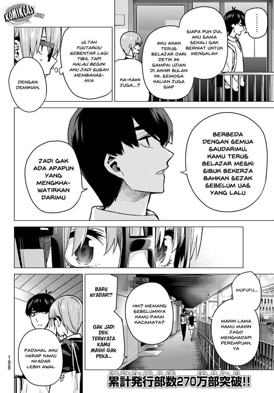 Go-toubun no Hanayome Chapter 74 Gambar 5