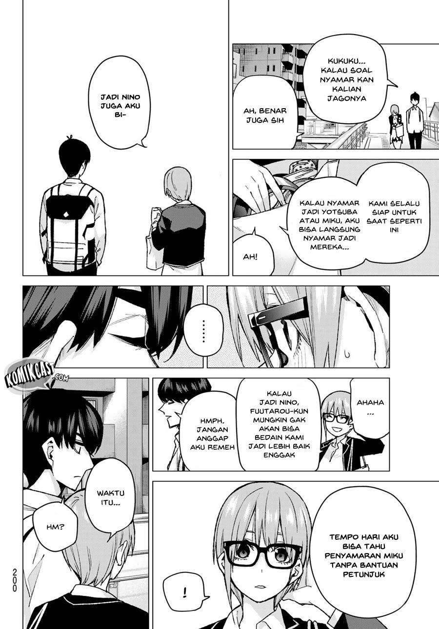 Go-toubun no Hanayome Chapter 74 Gambar 7