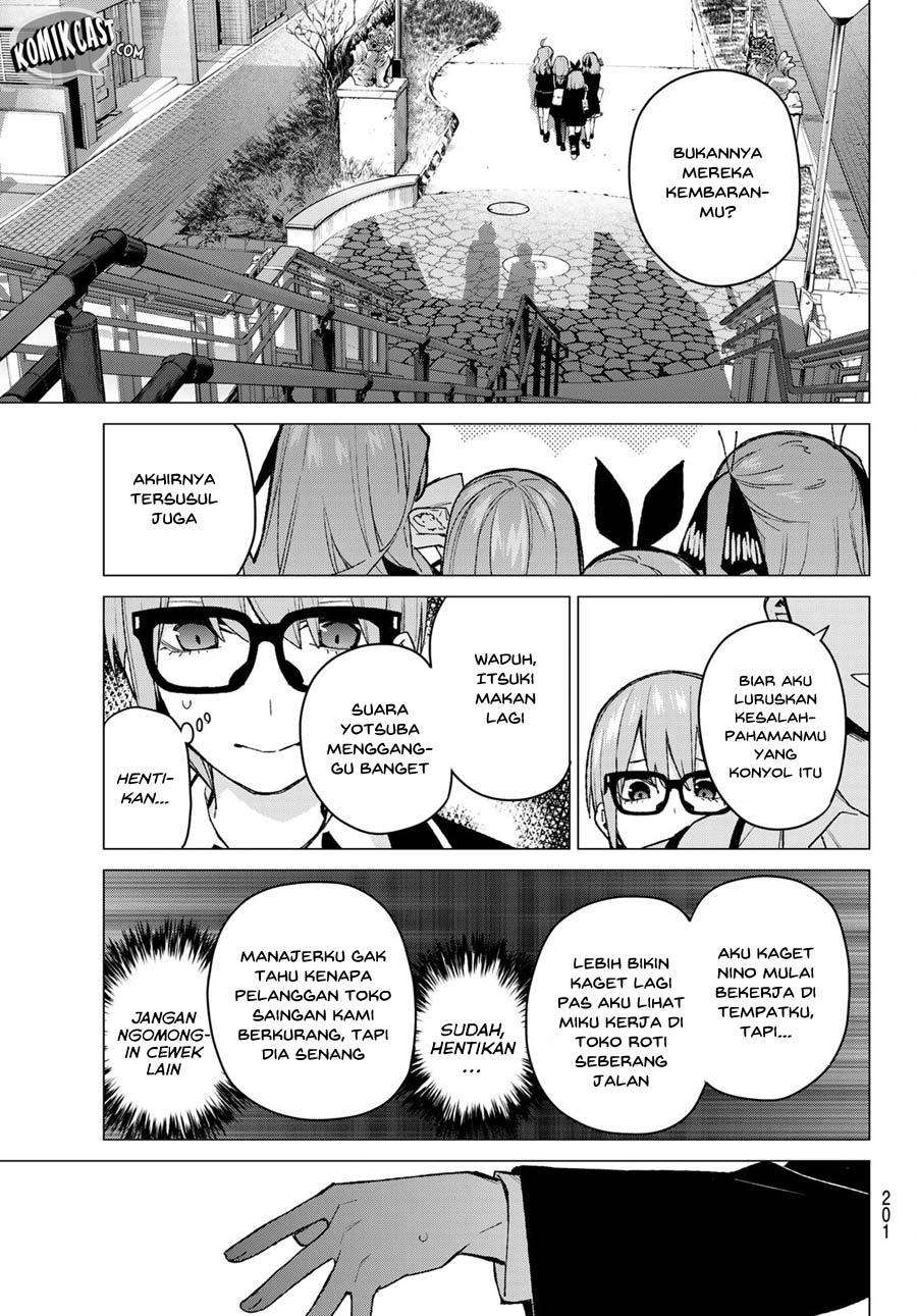 Go-toubun no Hanayome Chapter 74 Gambar 8