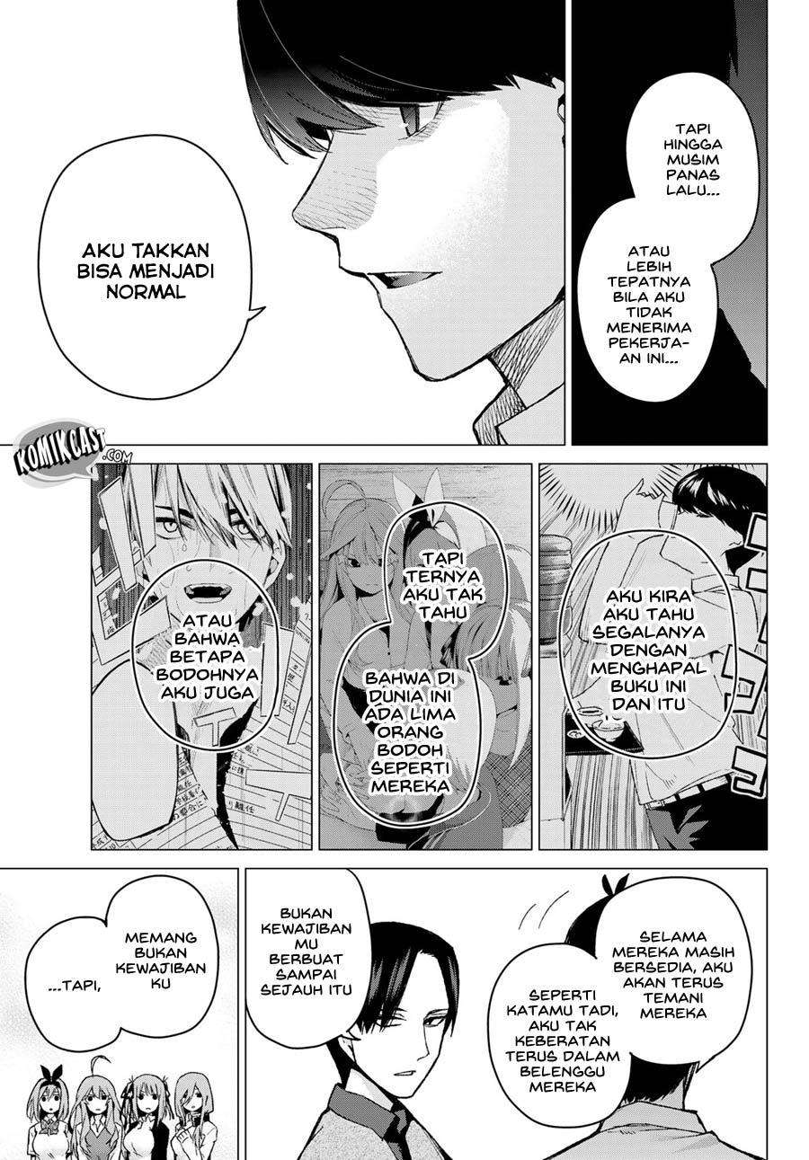 Go-toubun no Hanayome Chapter 73 Gambar 18