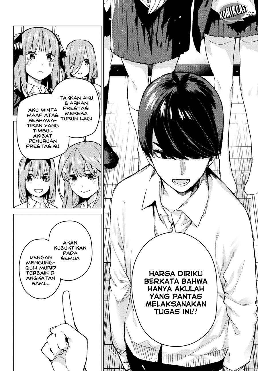 Go-toubun no Hanayome Chapter 73 Gambar 19