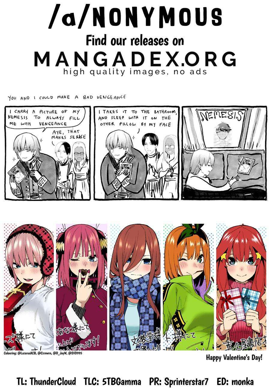 Go-toubun no Hanayome Chapter 73 Gambar 22