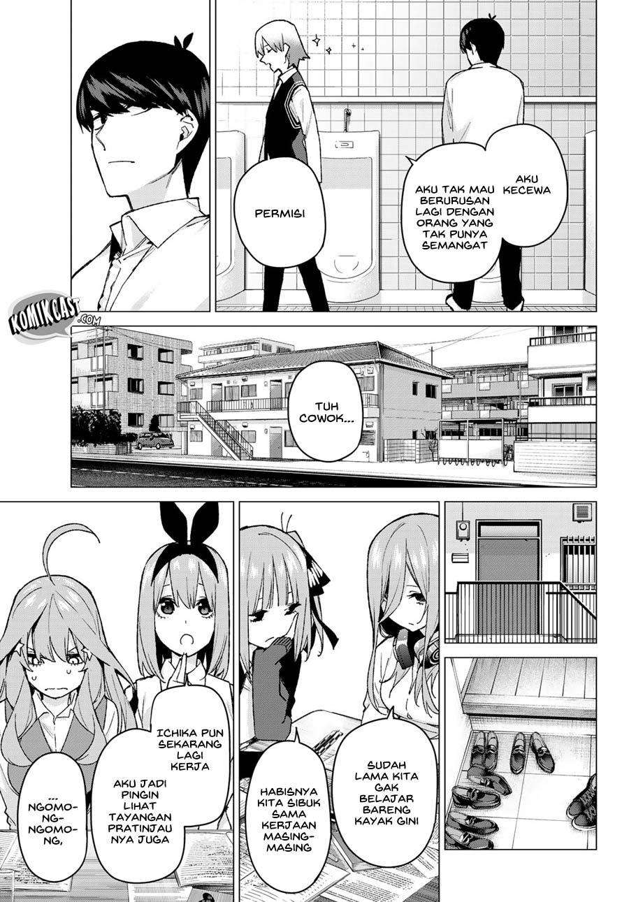 Go-toubun no Hanayome Chapter 73 Gambar 4