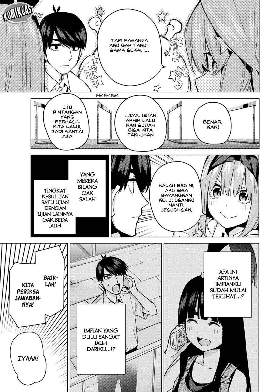 Go-toubun no Hanayome Chapter 73 Gambar 6