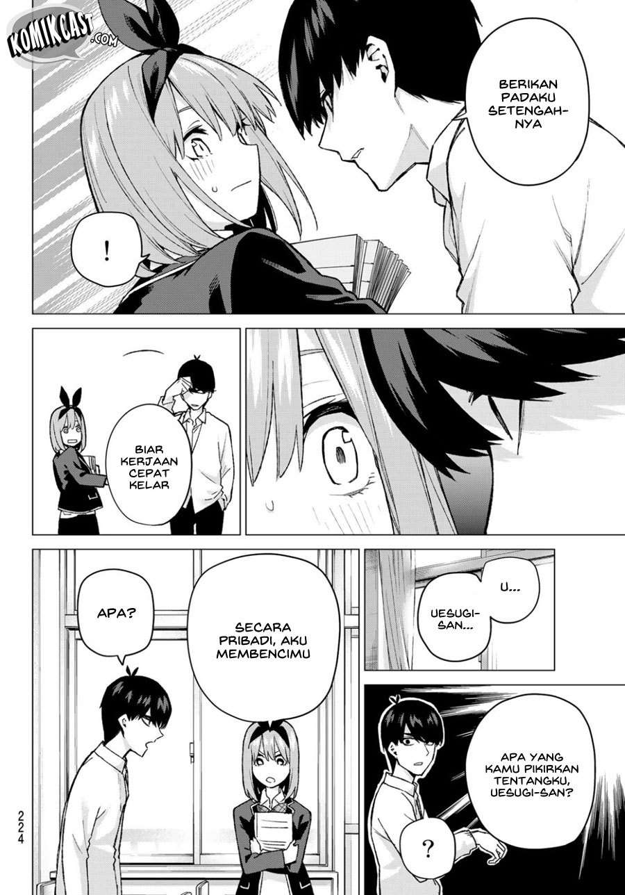 Go-toubun no Hanayome Chapter 72 Gambar 11