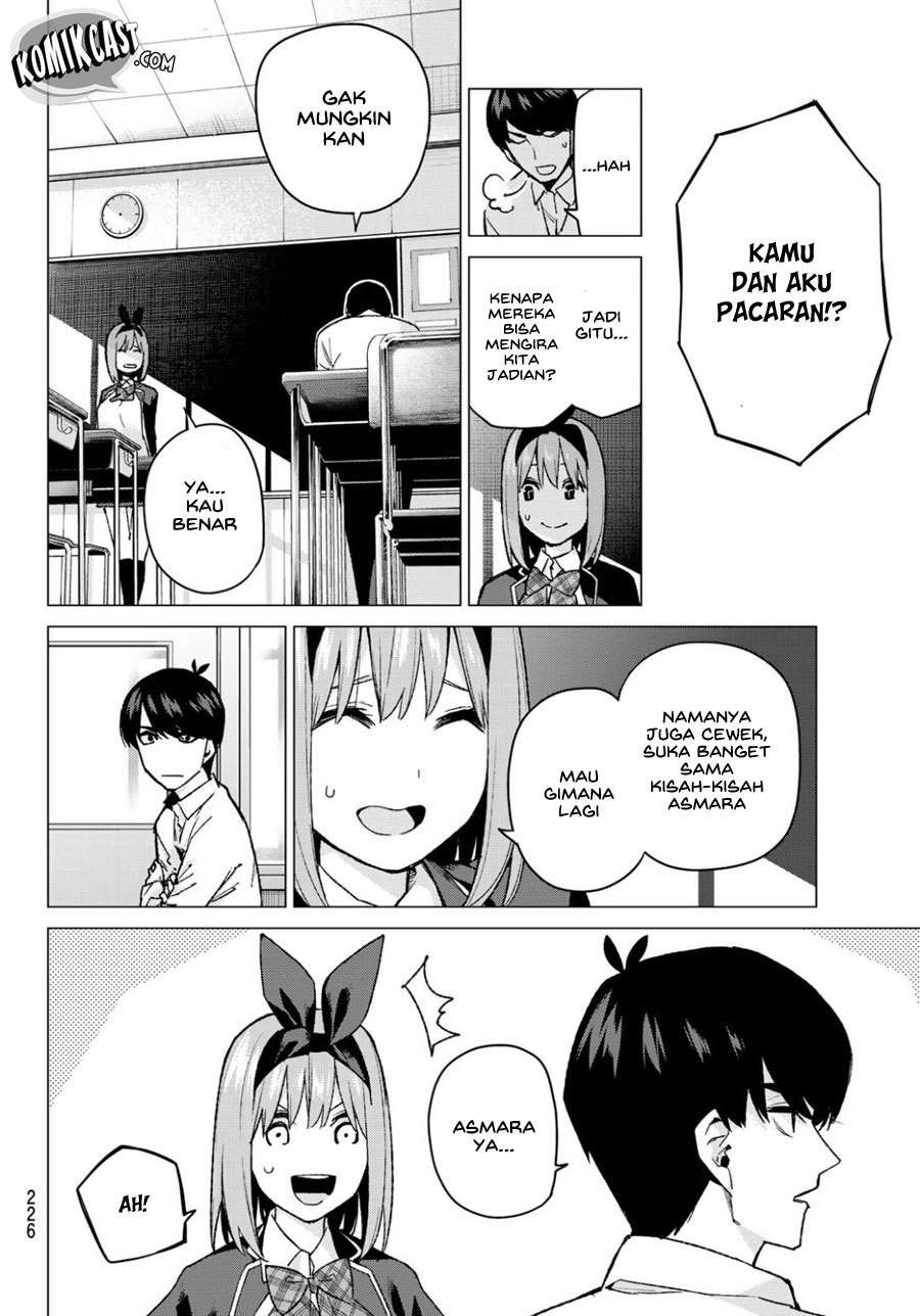 Go-toubun no Hanayome Chapter 72 Gambar 13