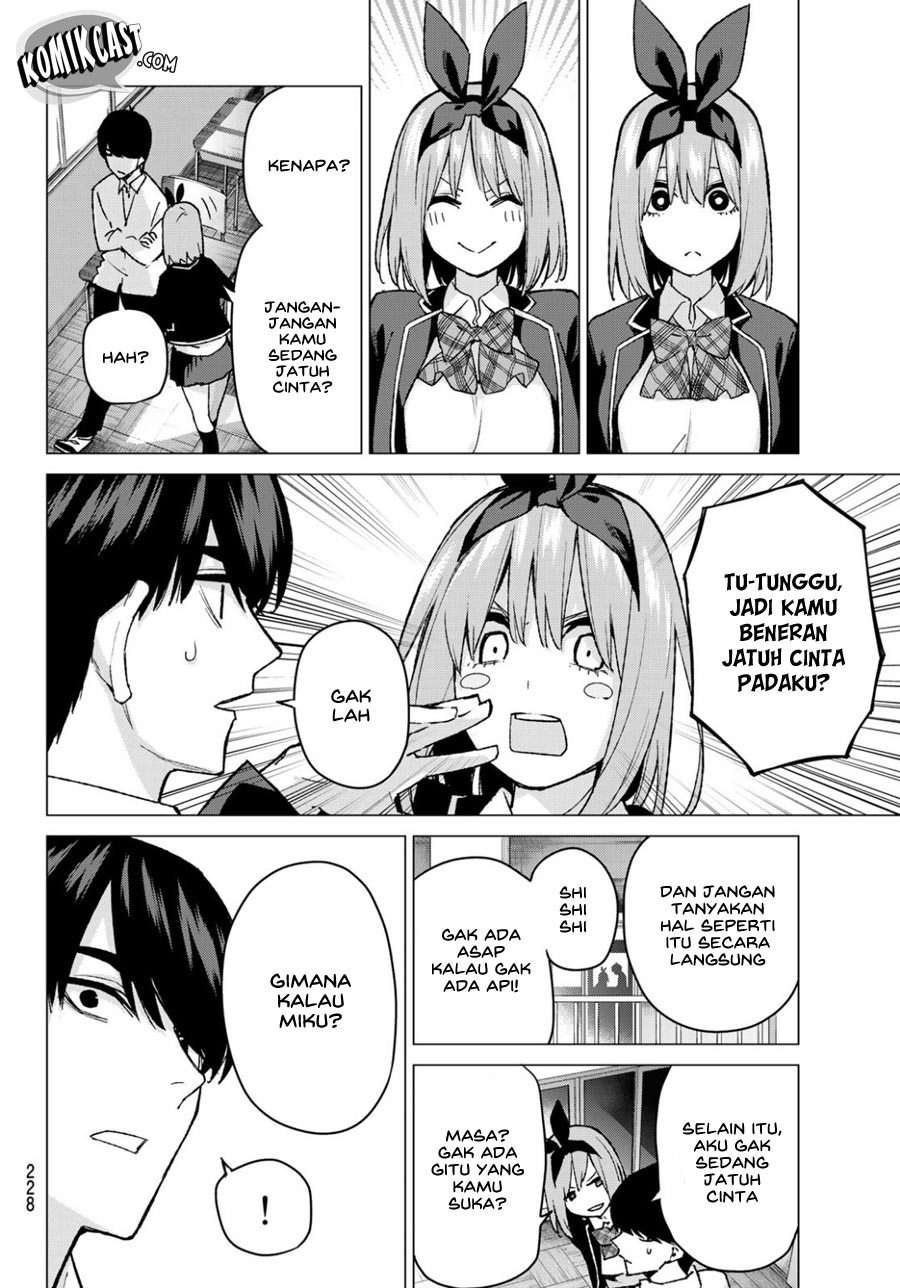 Go-toubun no Hanayome Chapter 72 Gambar 15