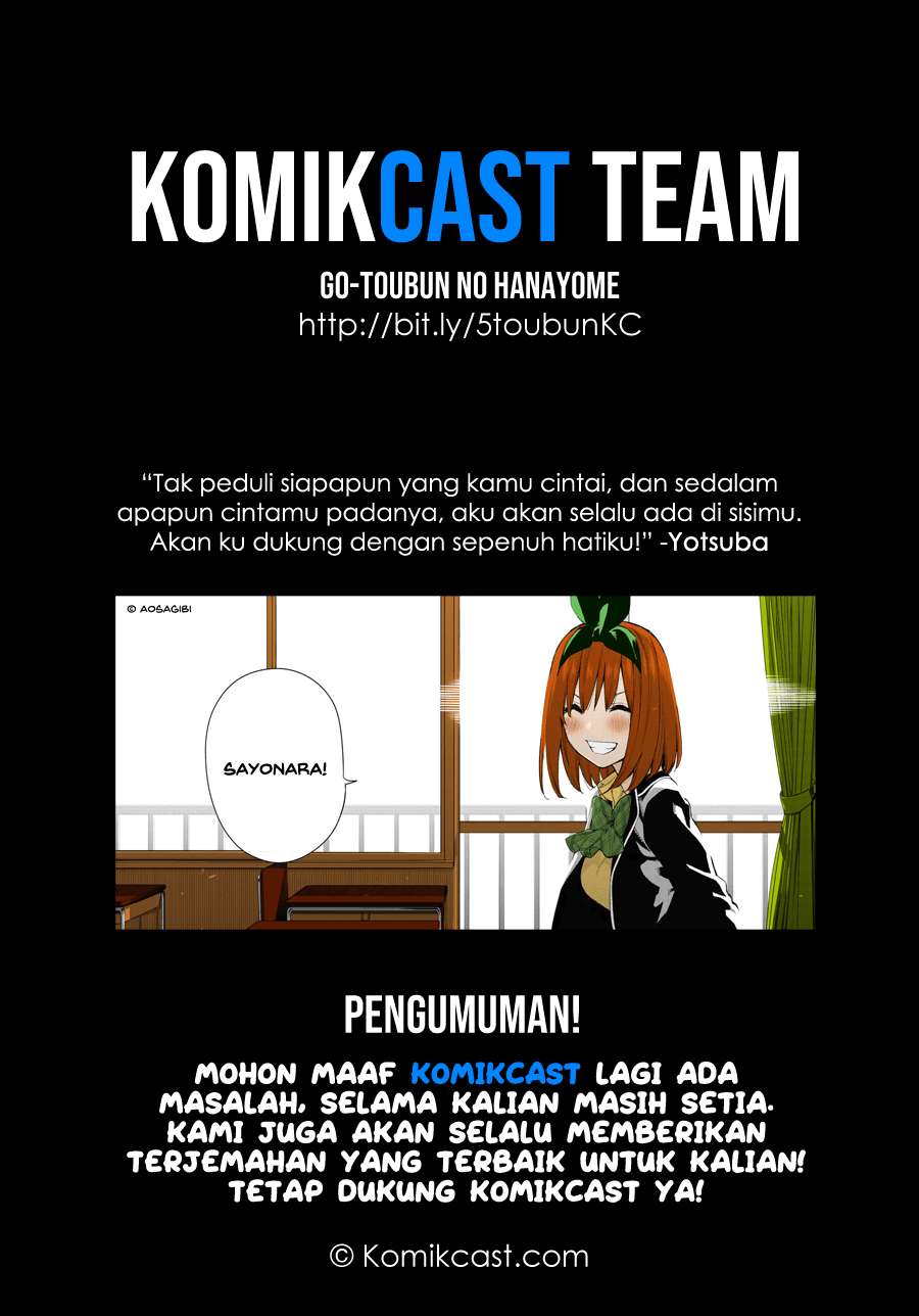 Go-toubun no Hanayome Chapter 72 Gambar 20