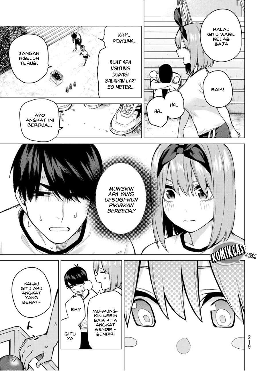 Go-toubun no Hanayome Chapter 72 Gambar 6