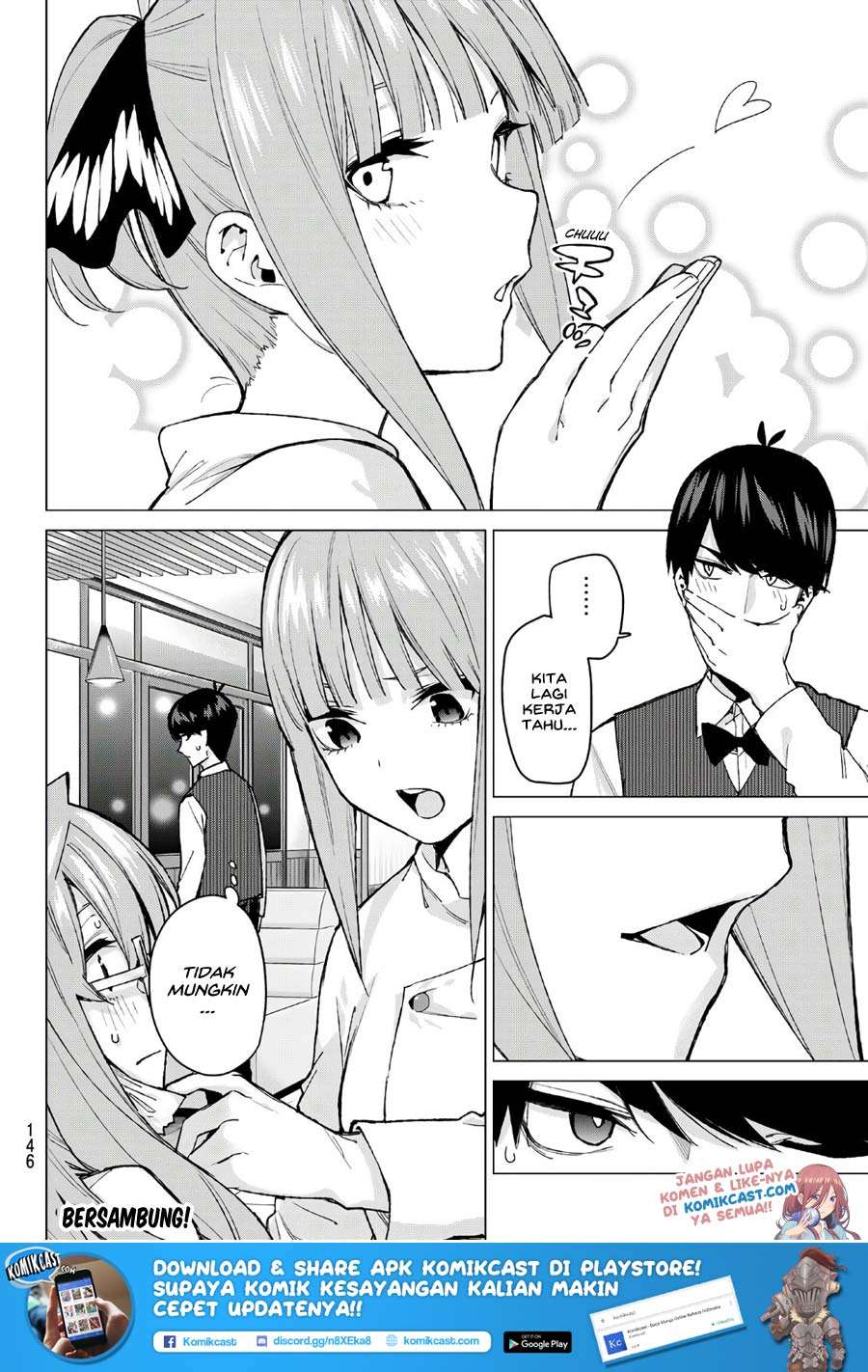 Go-toubun no Hanayome Chapter 71 Gambar 21