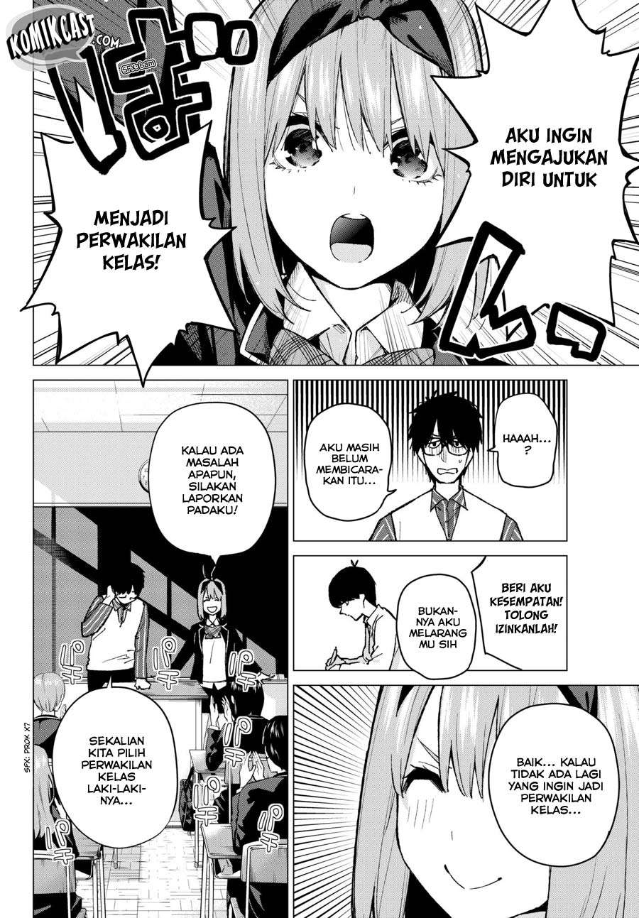 Go-toubun no Hanayome Chapter 70 Gambar 10