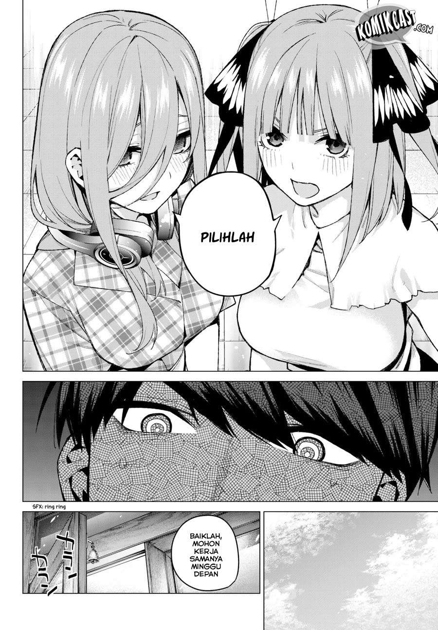 Go-toubun no Hanayome Chapter 69 Gambar 14