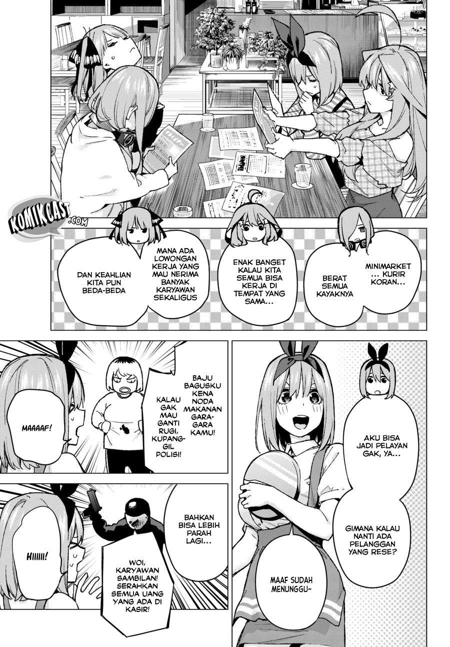 Go-toubun no Hanayome Chapter 69 Gambar 7