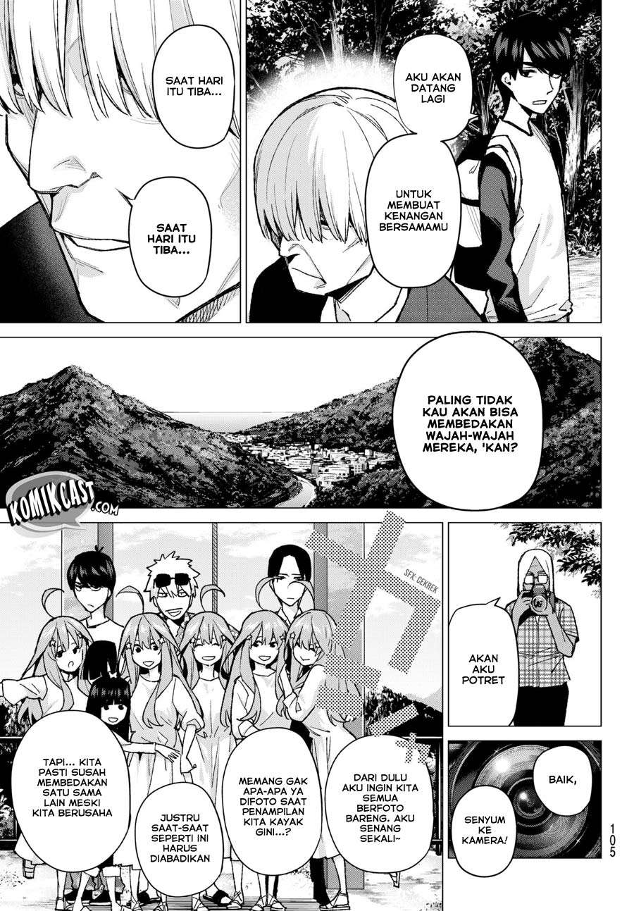 Go-toubun no Hanayome Chapter 68 Gambar 21