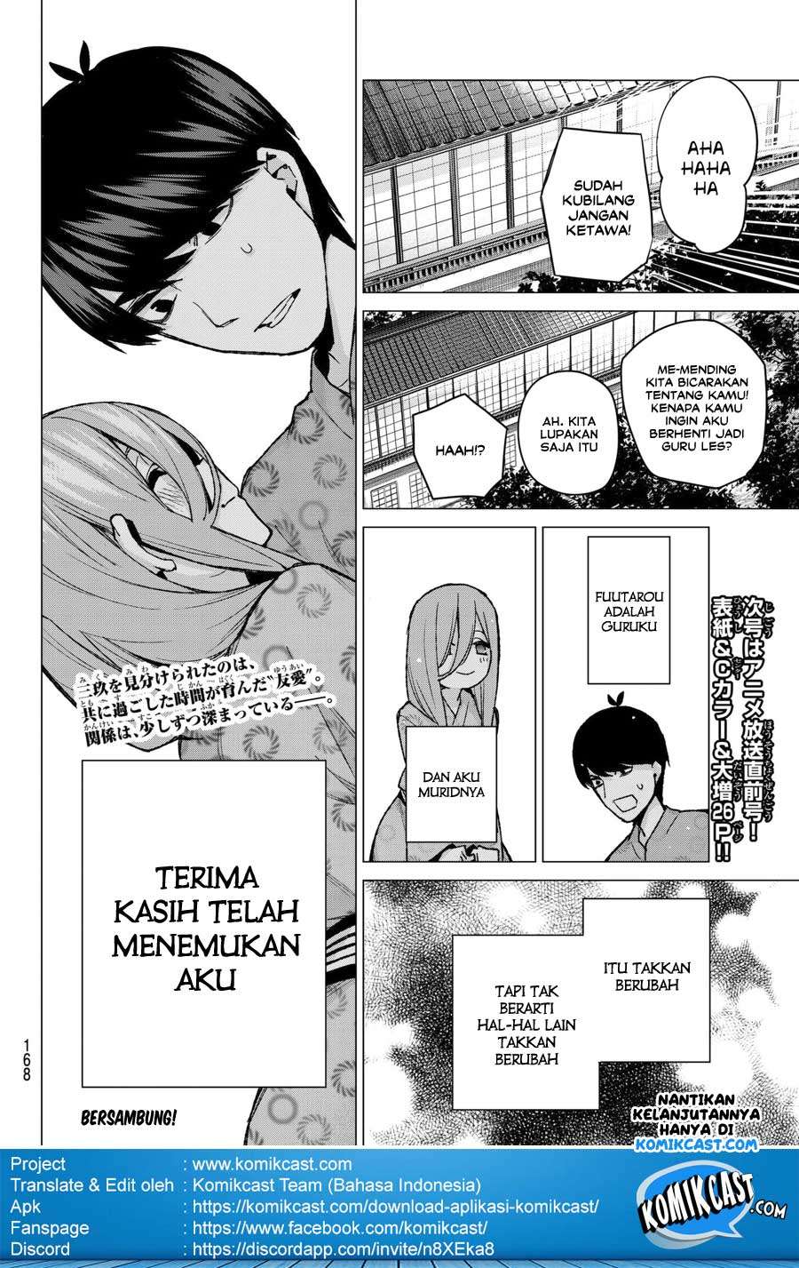 Go-toubun no Hanayome Chapter 67 Gambar 19