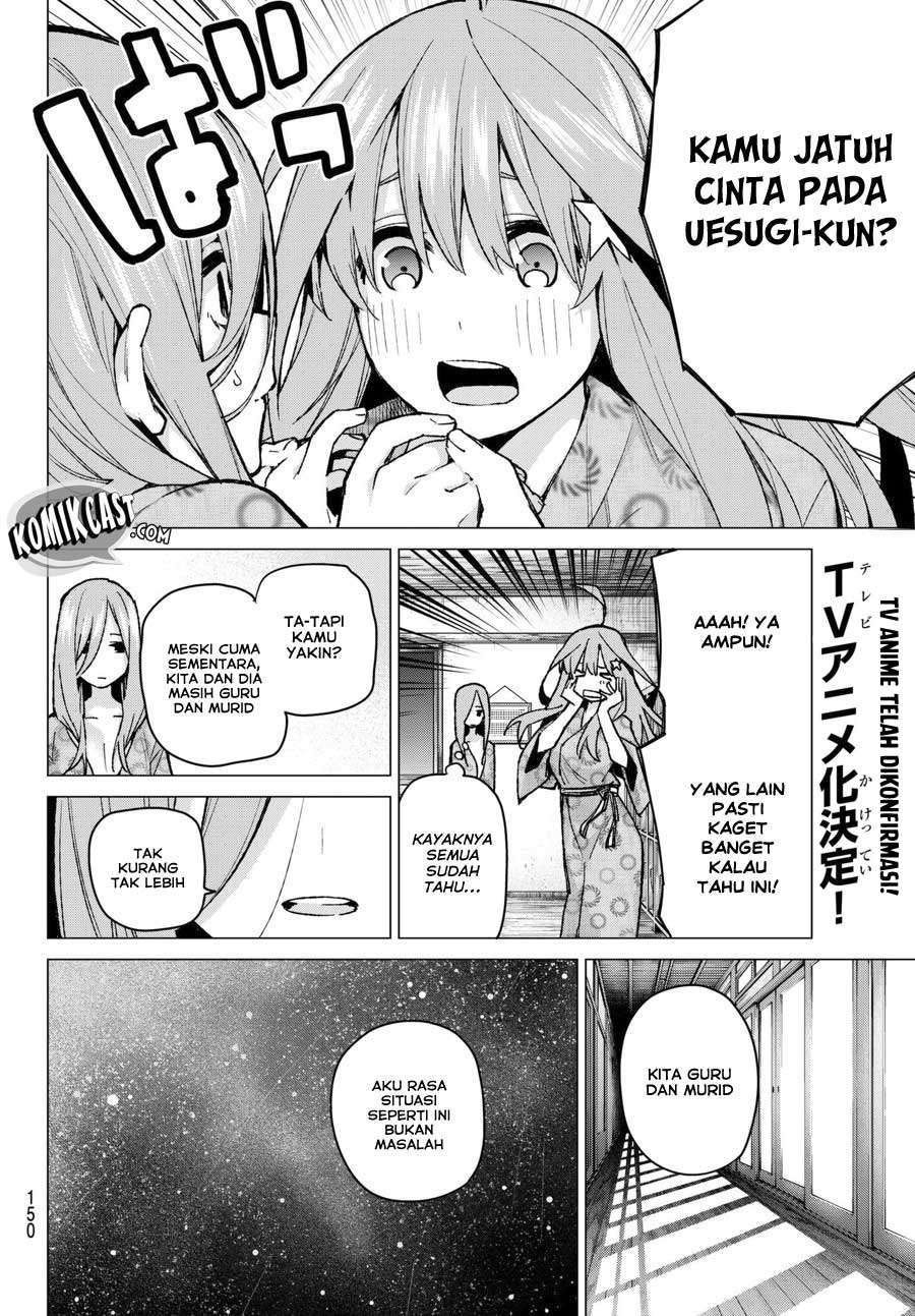 Go-toubun no Hanayome Chapter 67 Gambar 3