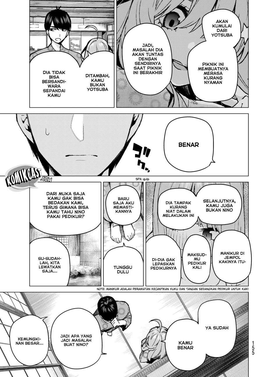 Go-toubun no Hanayome Chapter 67 Gambar 8