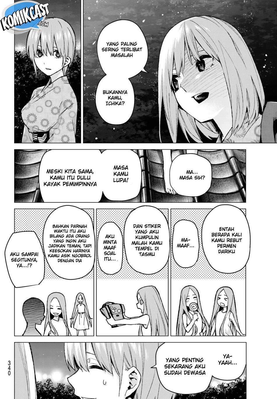 Go-toubun no Hanayome Chapter 66 Gambar 10