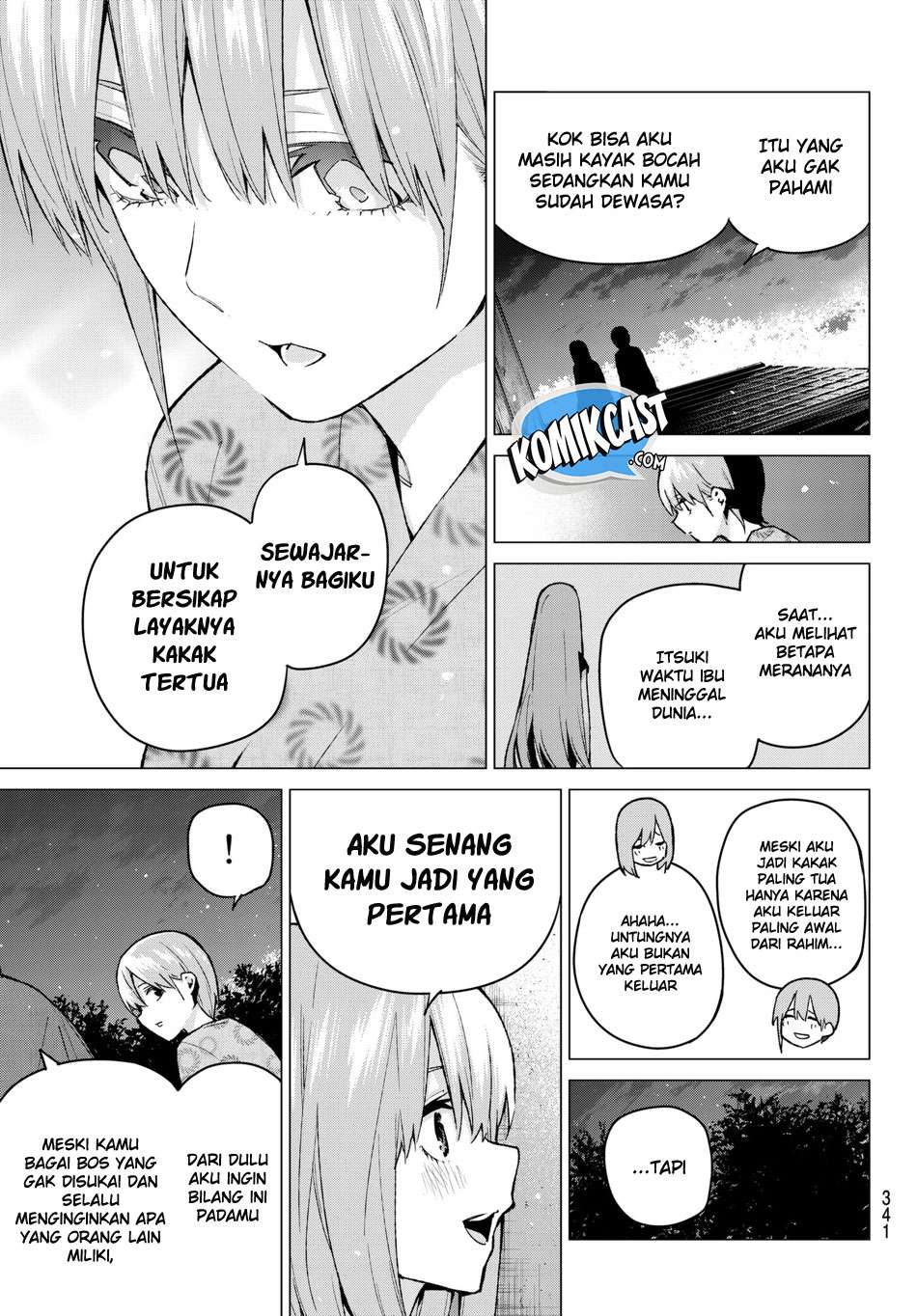 Go-toubun no Hanayome Chapter 66 Gambar 11