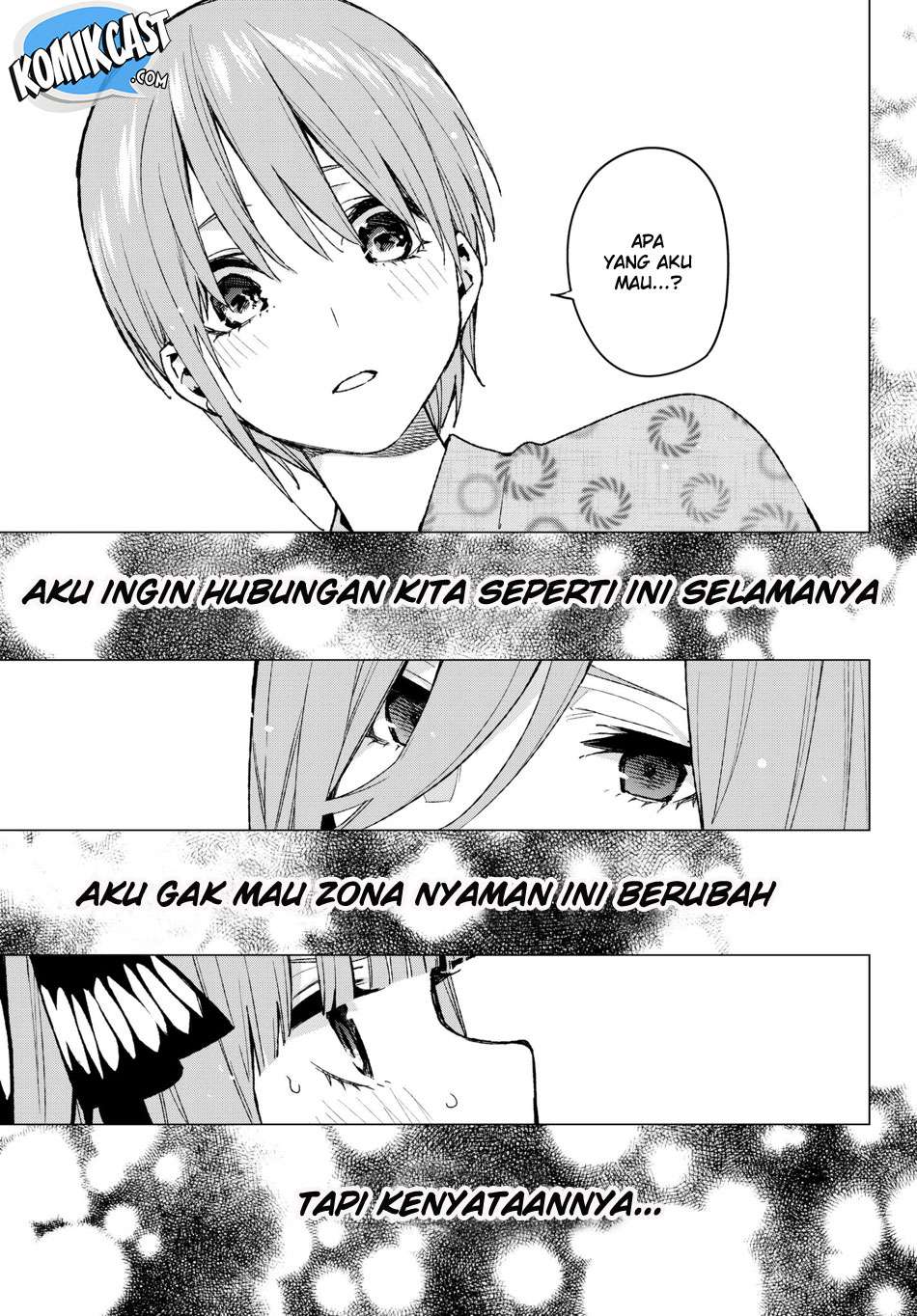 Go-toubun no Hanayome Chapter 66 Gambar 13