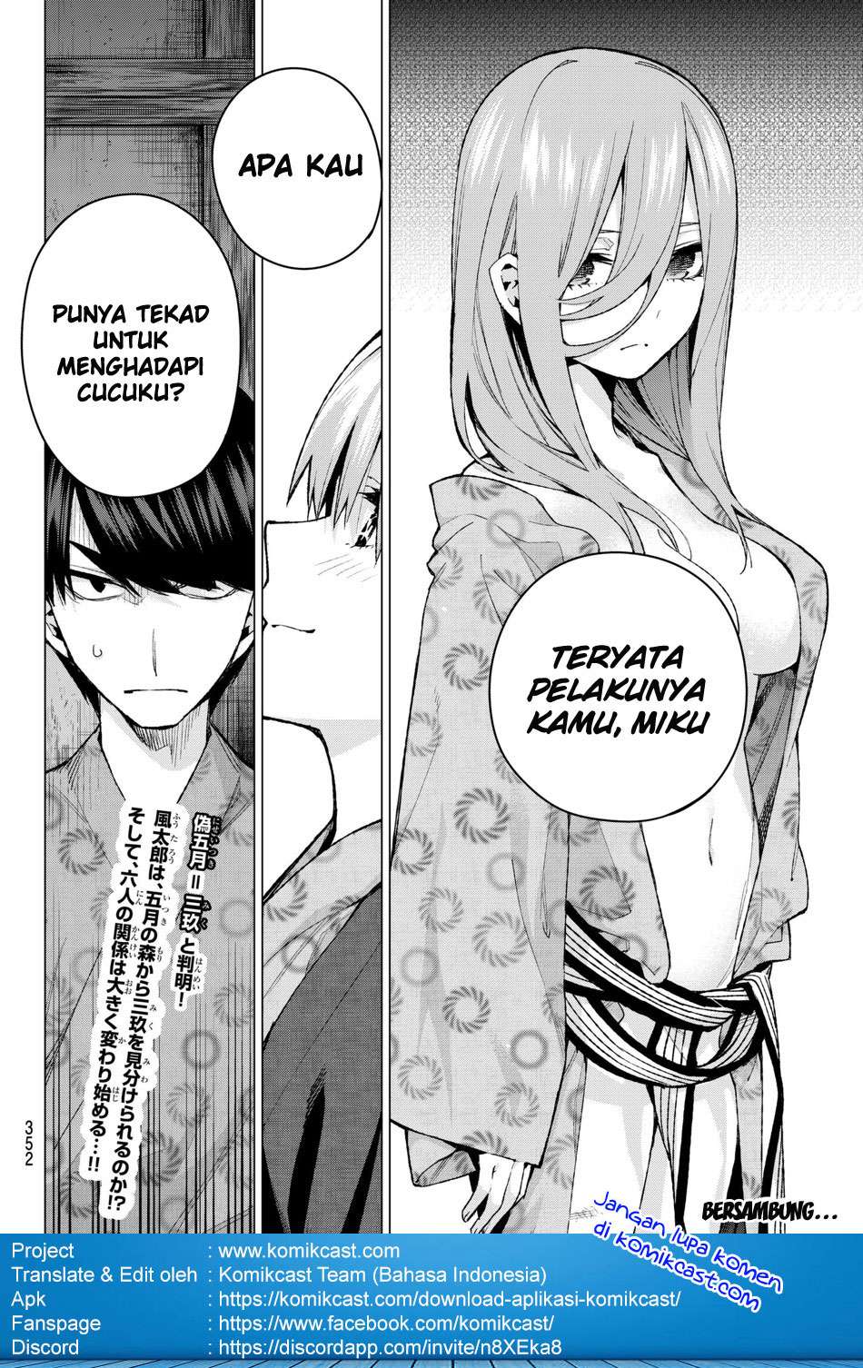 Go-toubun no Hanayome Chapter 66 Gambar 22