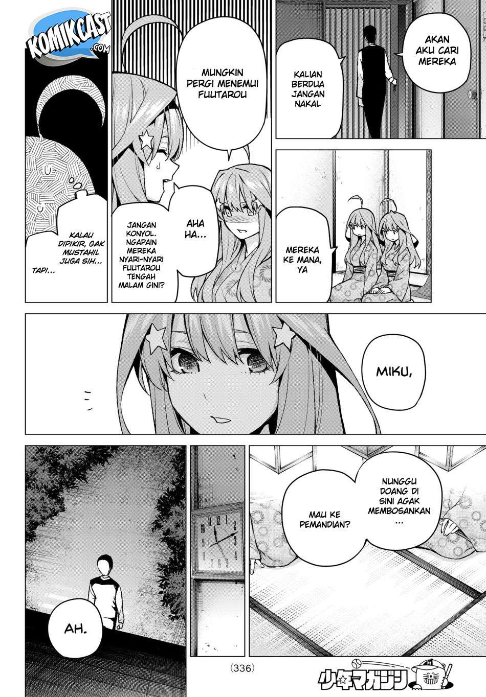 Go-toubun no Hanayome Chapter 66 Gambar 6