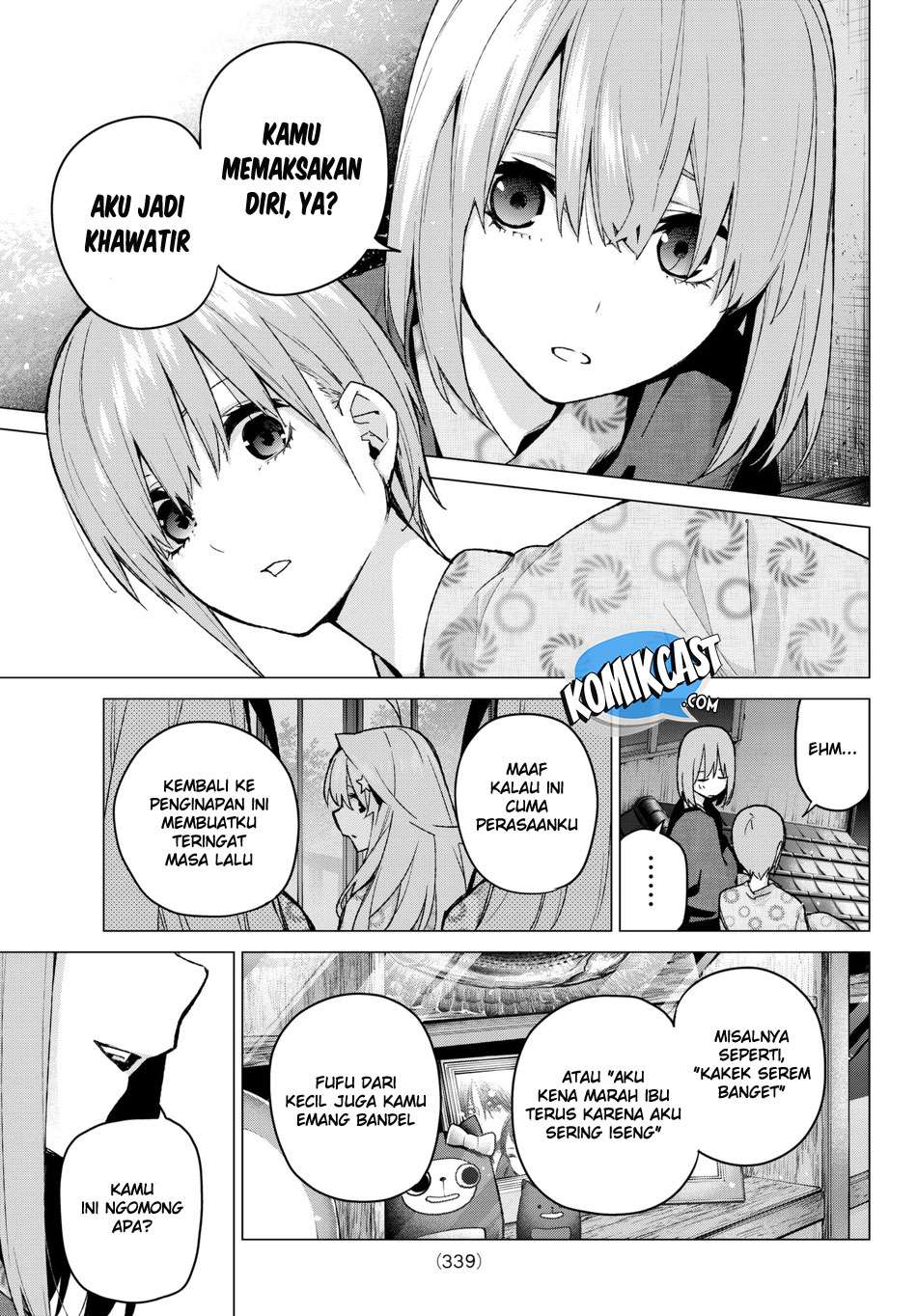 Go-toubun no Hanayome Chapter 66 Gambar 9