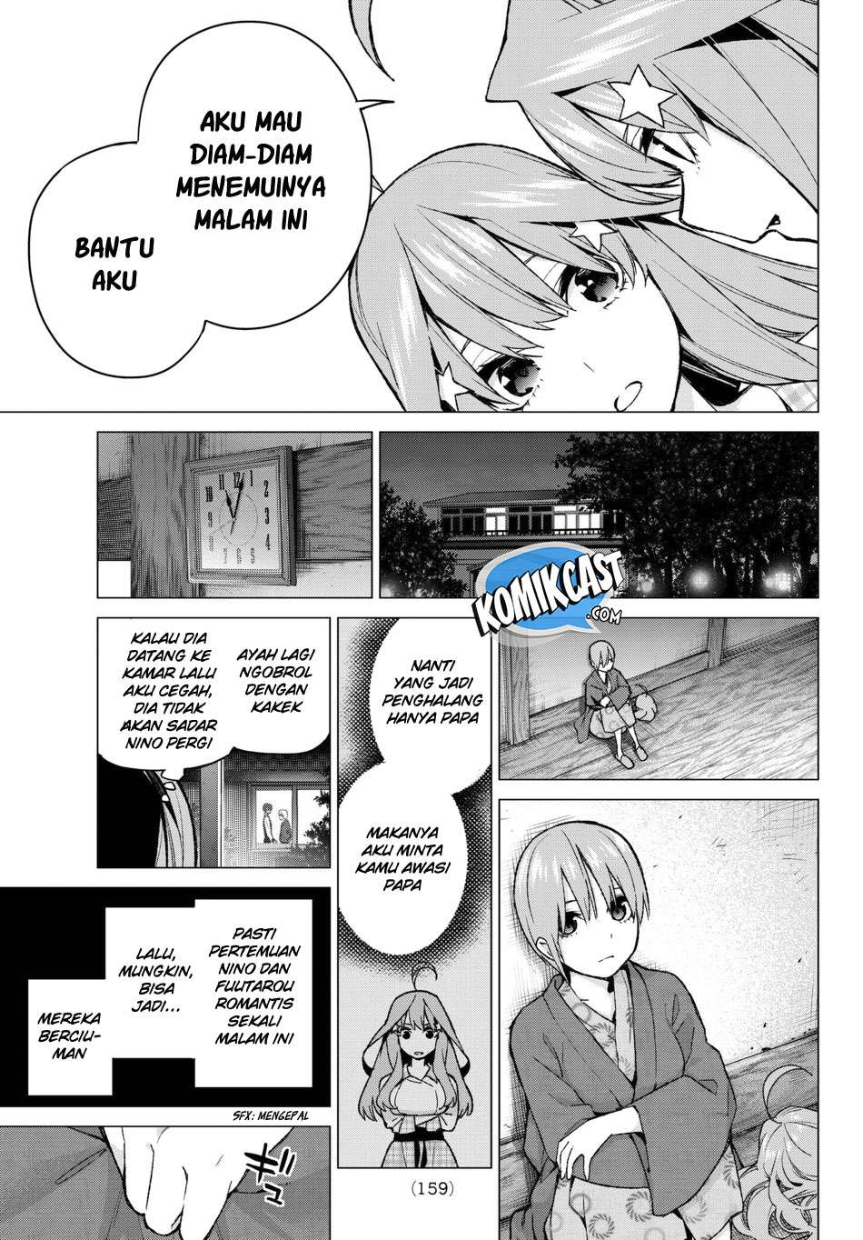 Go-toubun no Hanayome Chapter 65 Gambar 17