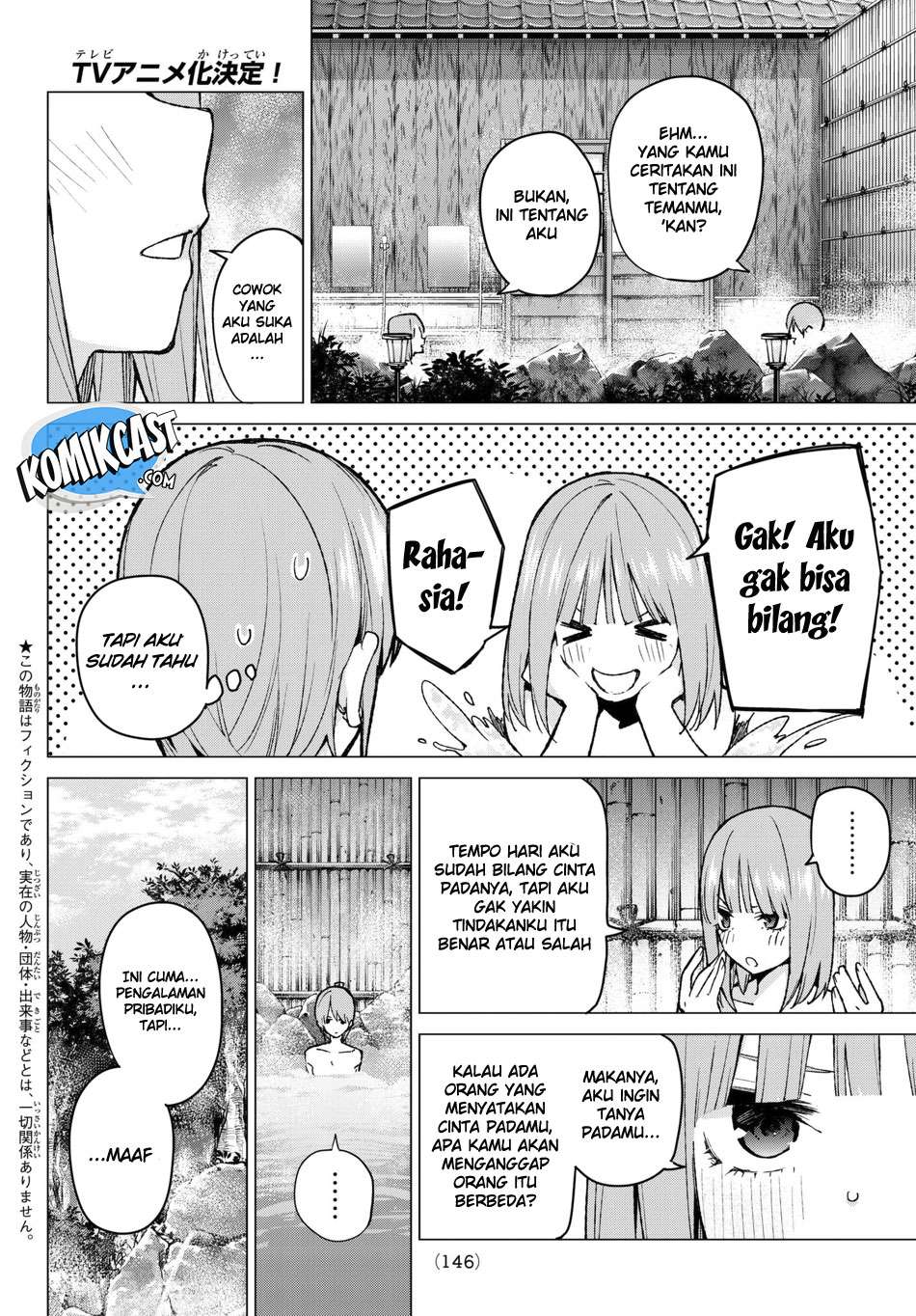 Go-toubun no Hanayome Chapter 65 Gambar 4