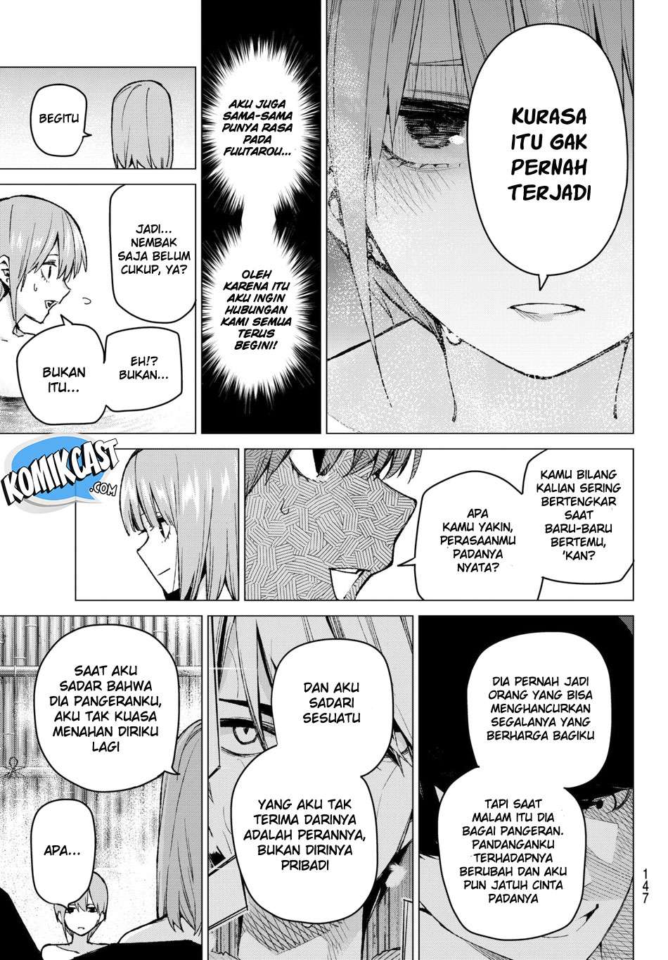 Go-toubun no Hanayome Chapter 65 Gambar 5