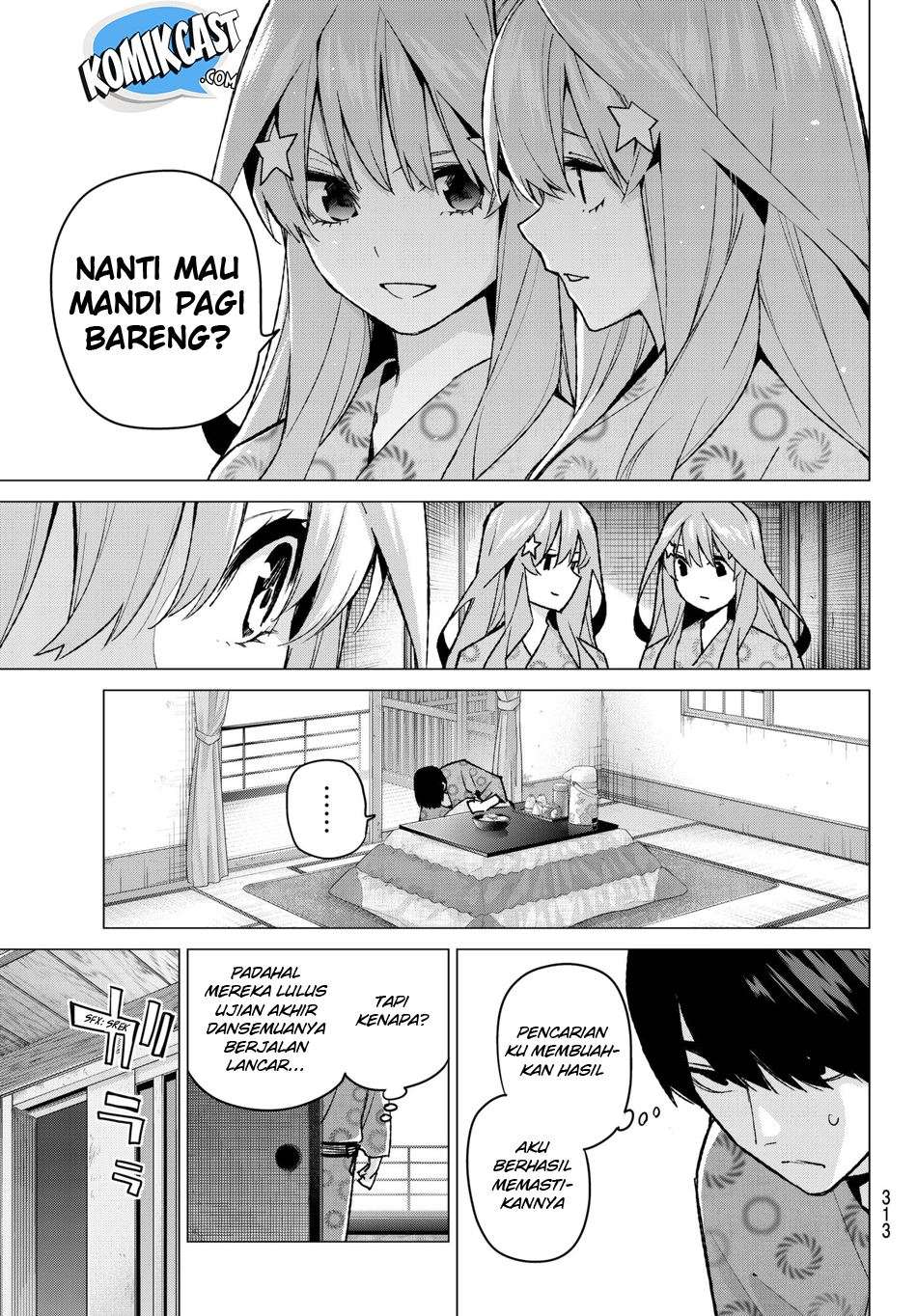 Go-toubun no Hanayome Chapter 64 Gambar 14