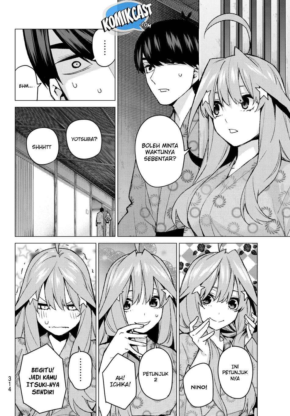 Go-toubun no Hanayome Chapter 64 Gambar 15