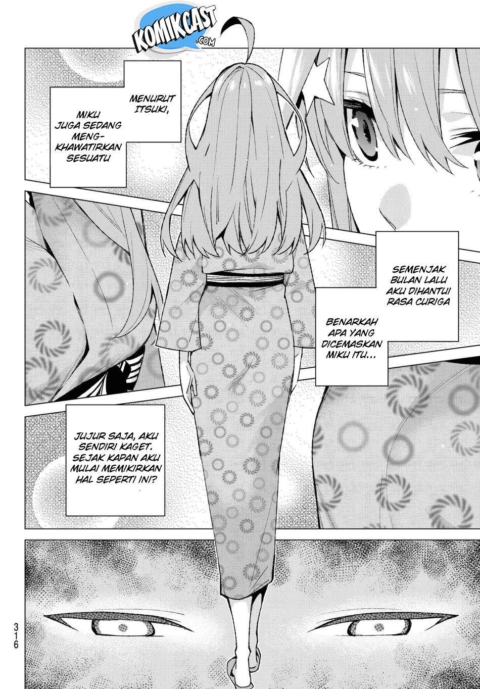 Go-toubun no Hanayome Chapter 64 Gambar 17