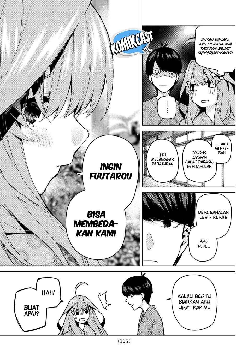 Go-toubun no Hanayome Chapter 64 Gambar 19