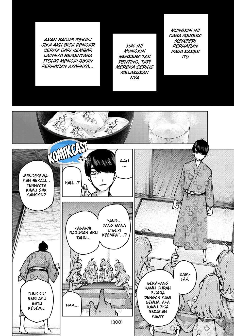 Go-toubun no Hanayome Chapter 64 Gambar 9